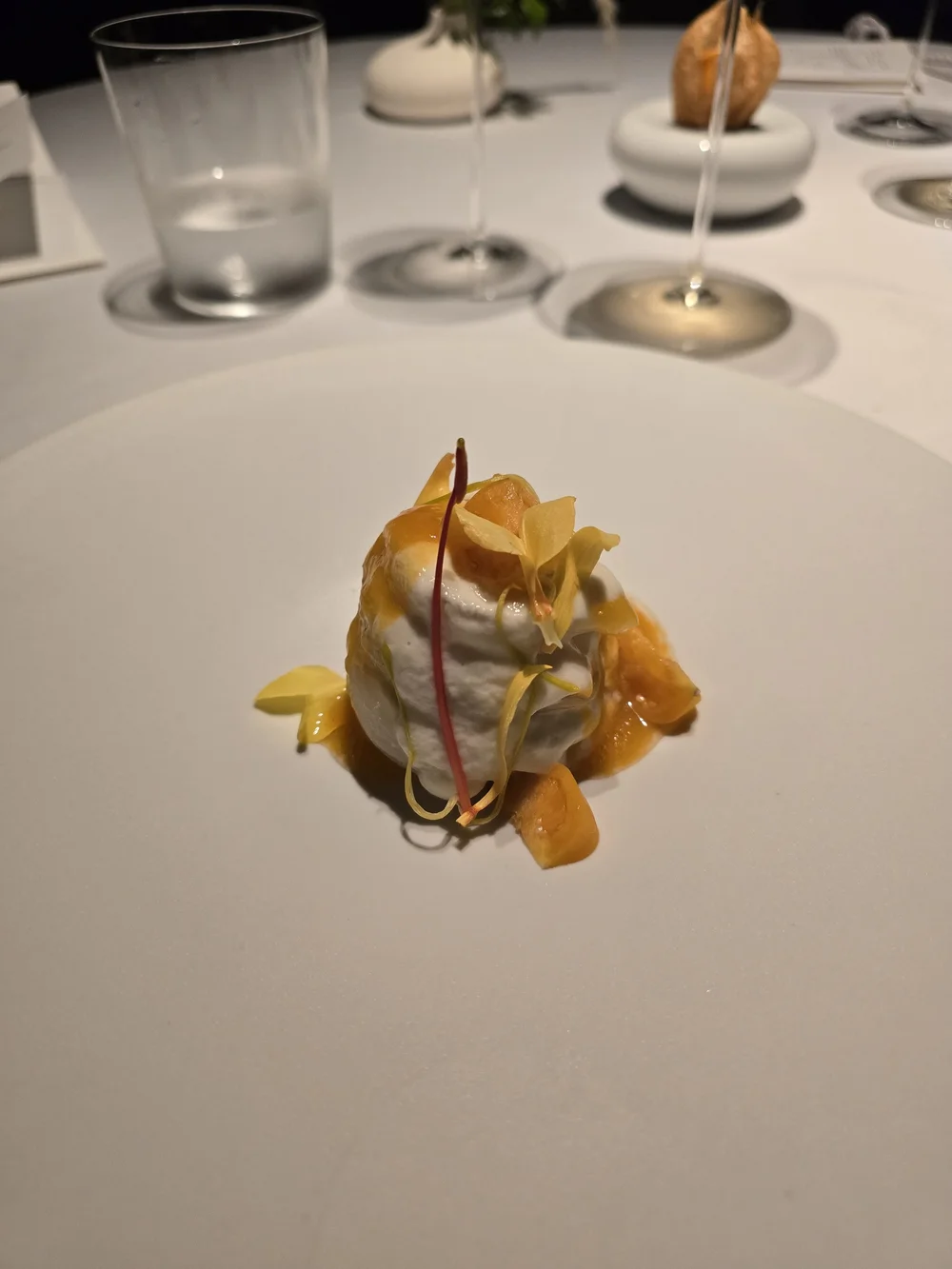 Cape gooseberry and onion