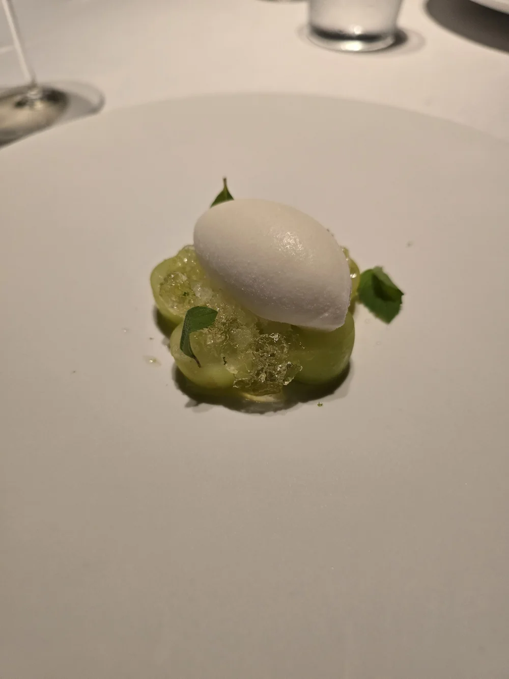 Shine Muscat grape dessert