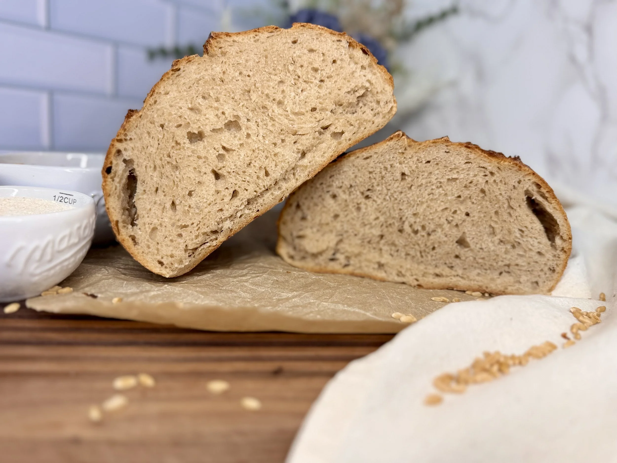 Fresh Milled Organic Sourdough Bread
