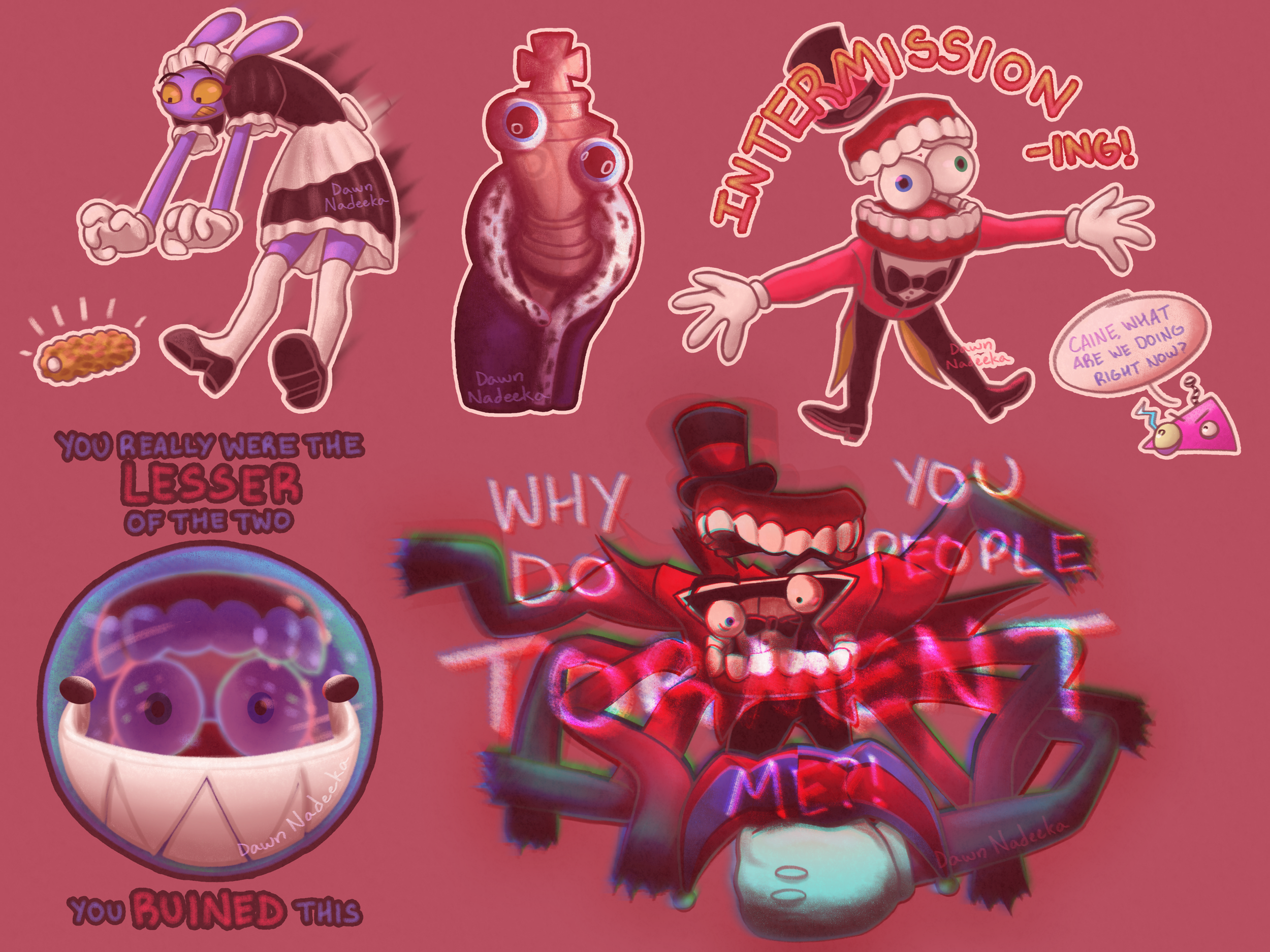 The Amazing Digital Circus Sketches ||Plot spoilers||