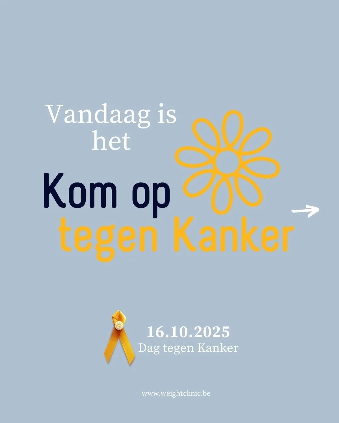 We willen alle mensen die strijd voeren tegen kanker of die geconfronteerd worden met iemand die strijdt tegen kanker, een hart onder de riem steken. Hopelijk mogen jullie ervaren dat jullie er niet alleen voor staan... ❤️‍🩹
Bij Weight Clinic b