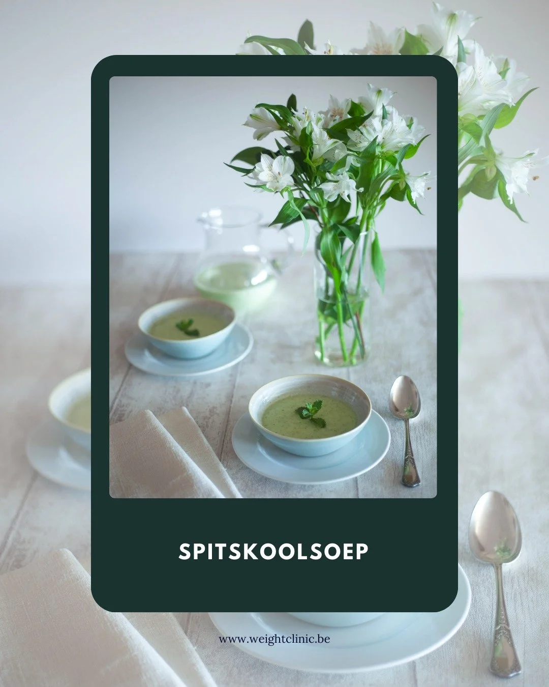 We schieten uit de startblokken met een eenvoudig maar smakelijk voorgerecht. Eet je graag lekker maar hou je het ook graag simpel? Met dit spitskoolsoepje sta je geen uren in de keuken maar serveer je wel iets elegants. 

🍏

#feestmenu #voorgerecht