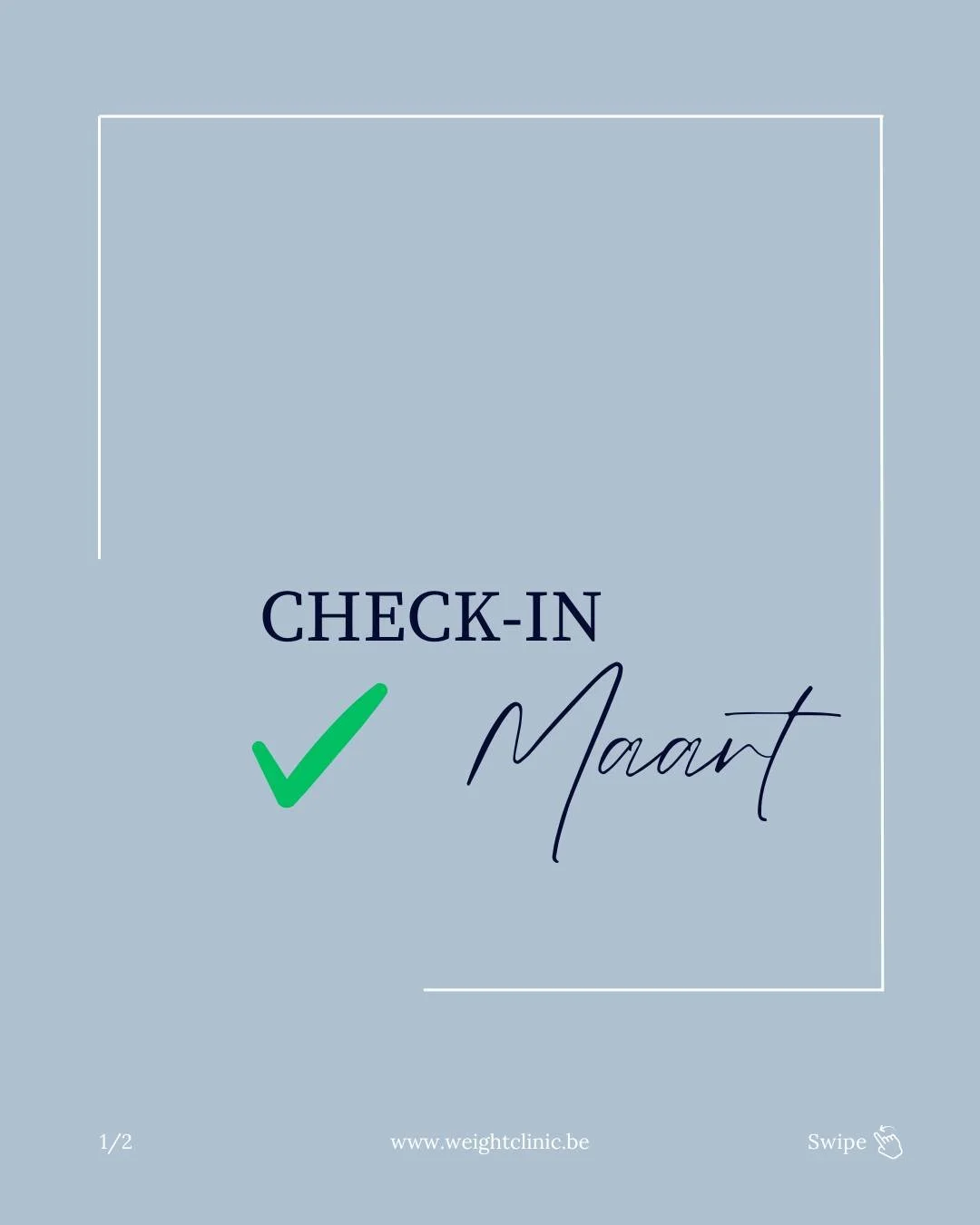 Laten we samen stil staan bij jullie vooruitgang, gewoon even swipen om de vragen te lezen! 😉👉

Heb je vragen over onze begeleidingen? Dan kan je altijd bij ons terecht via 
✉ weightclinic@ziekenhuiswaregem.be 

🍏

#vooruitgang #progress #namaagve