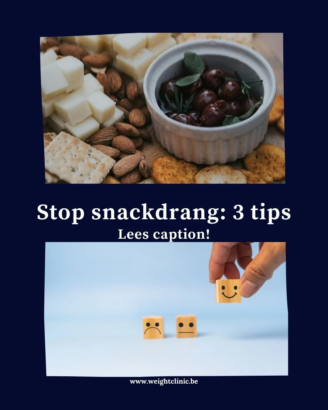 Voel je plotseling die drang naar snacks, ook al heb je net gegeten? 🍫
Dat is hoofdhonger: eten vanuit emotie, niet vanuit echte honger.

3 manieren om ermee om te gaan:
1️⃣ Herken de emotie: vraag jezelf af, voel ik stress, verveling, frustratie of