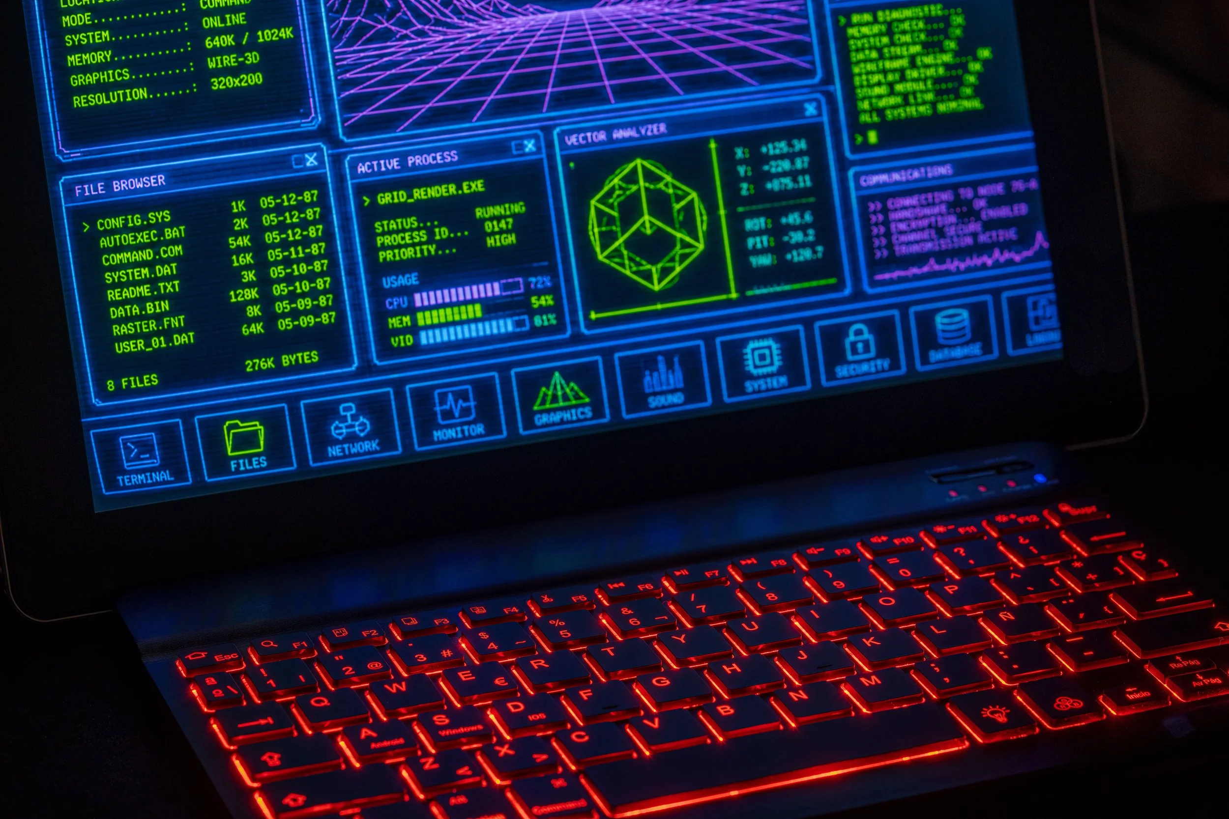 AI interface on a laptop representing intelligent marketing workflow automation