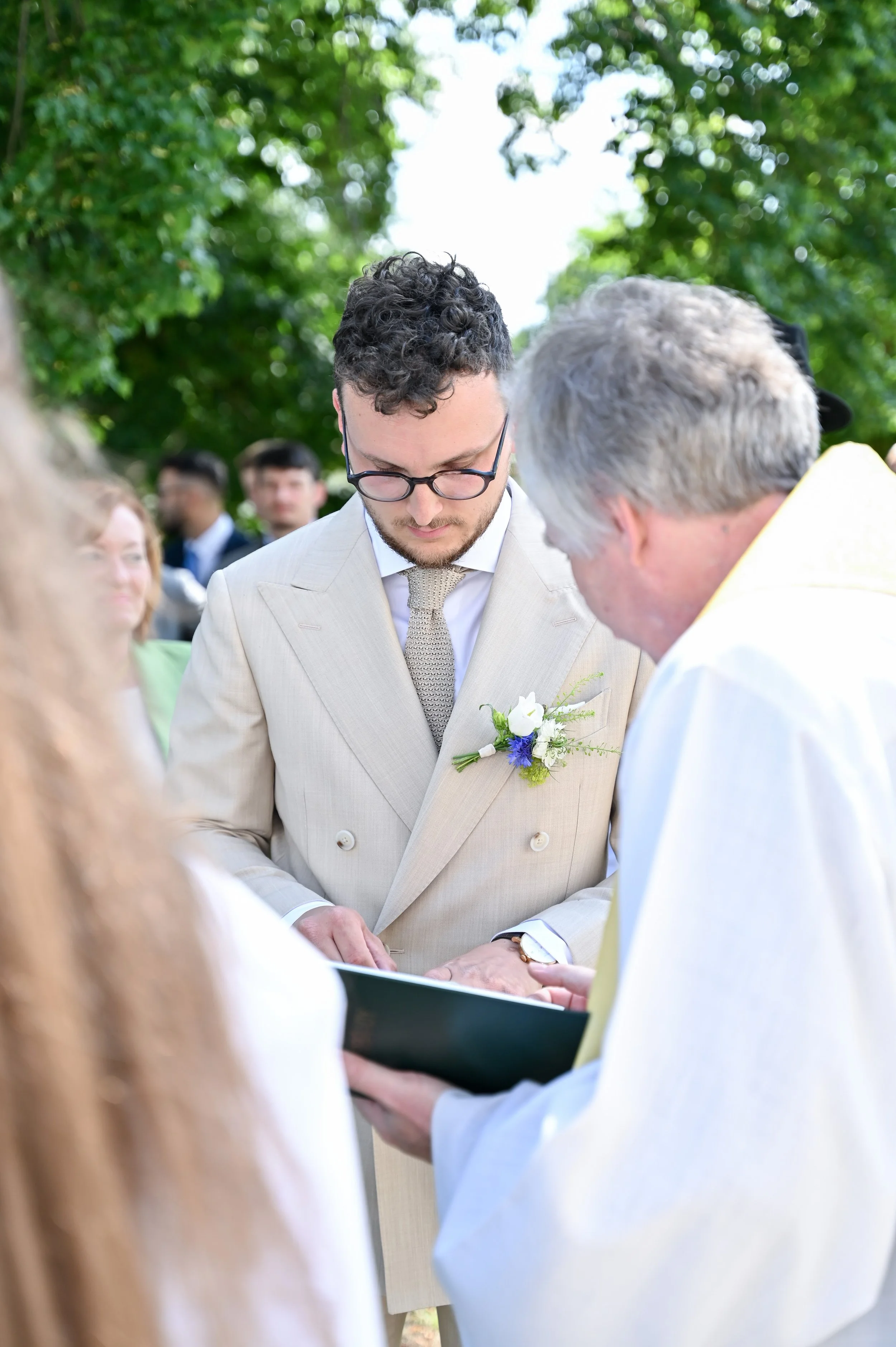 Svatební obřad v kapli Matky Boží ve Veveří