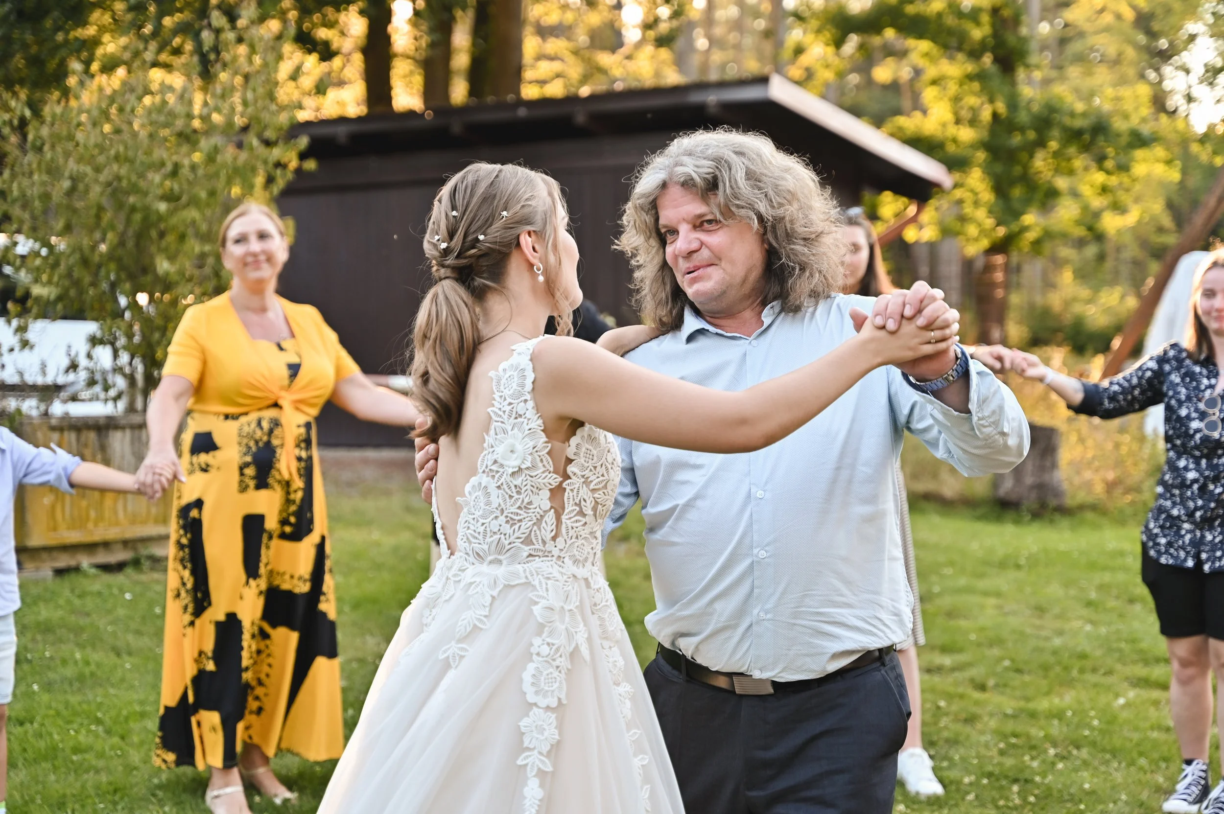 tanec s tatínkem na svatbě