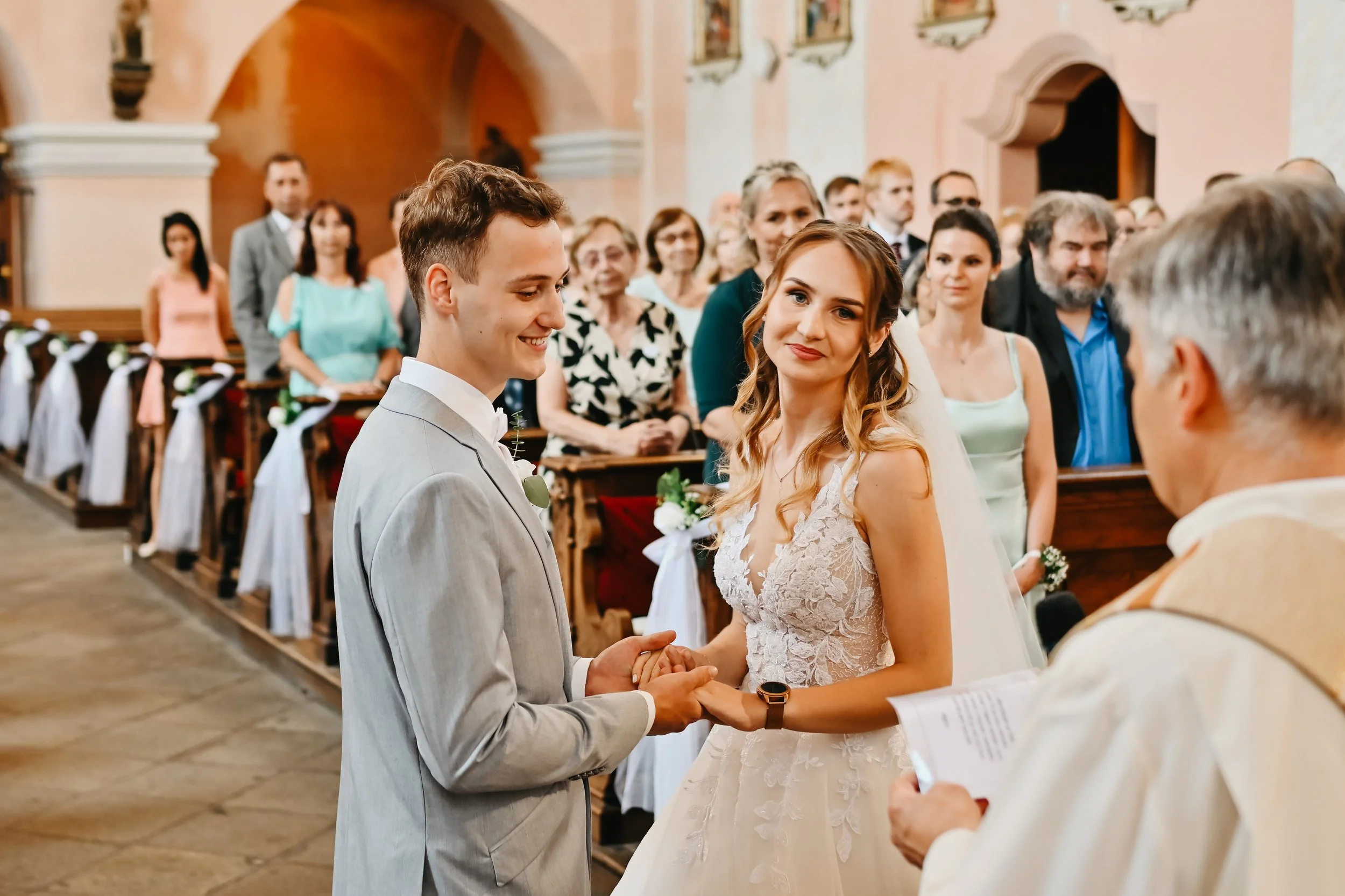 Svatební focení svatebního obřadu, fotografka Stříbro, Plzeň, Tachov, Domažlice, Horšovský Týn