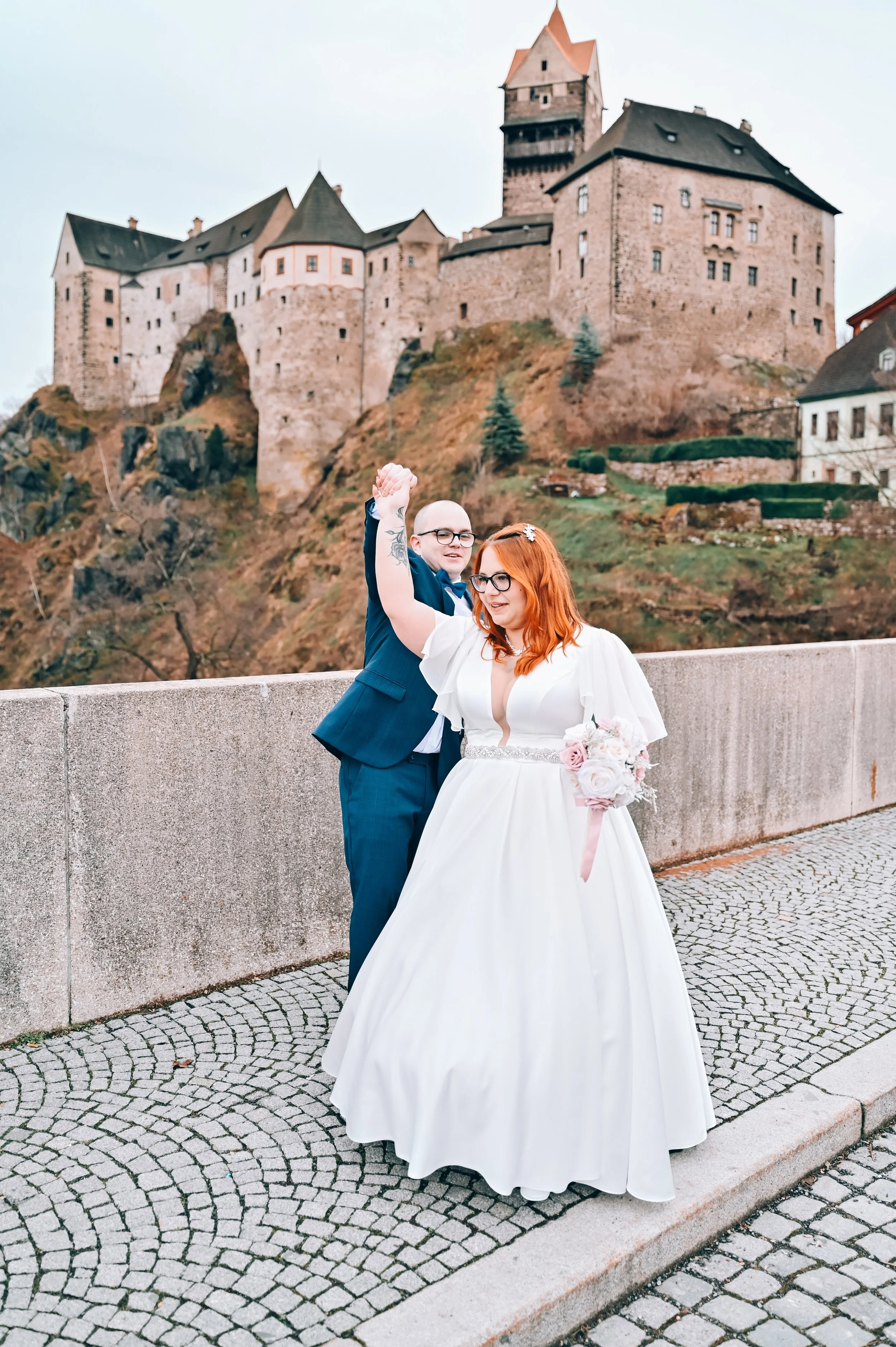 Novomanželský tanec Loket.