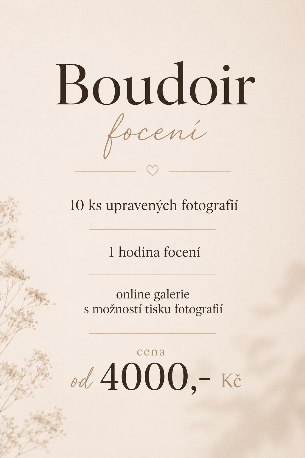 Boudoir focení v ateliéru Plzeň Praha