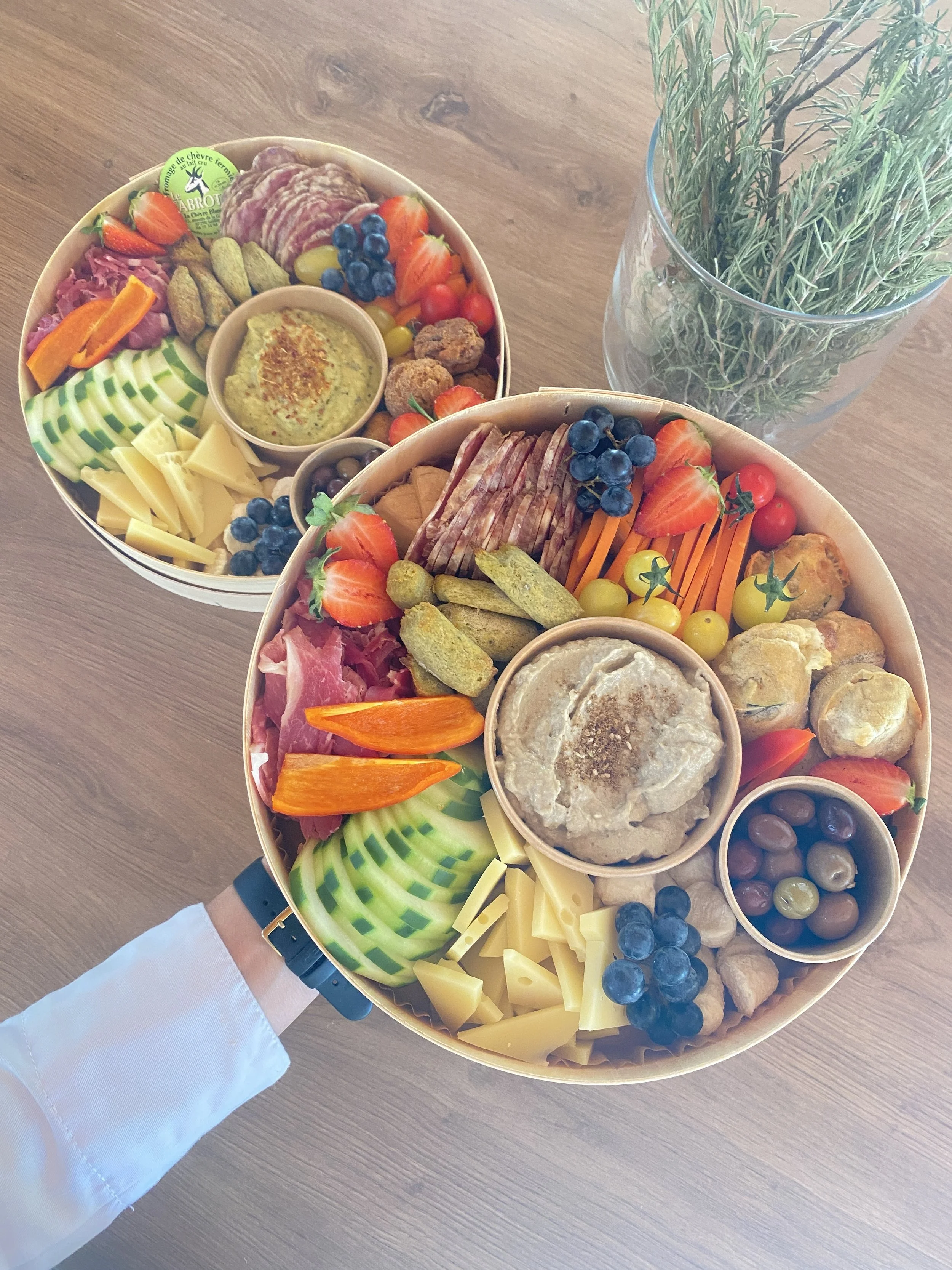 Apéritif autour de produits ardéchois locaux