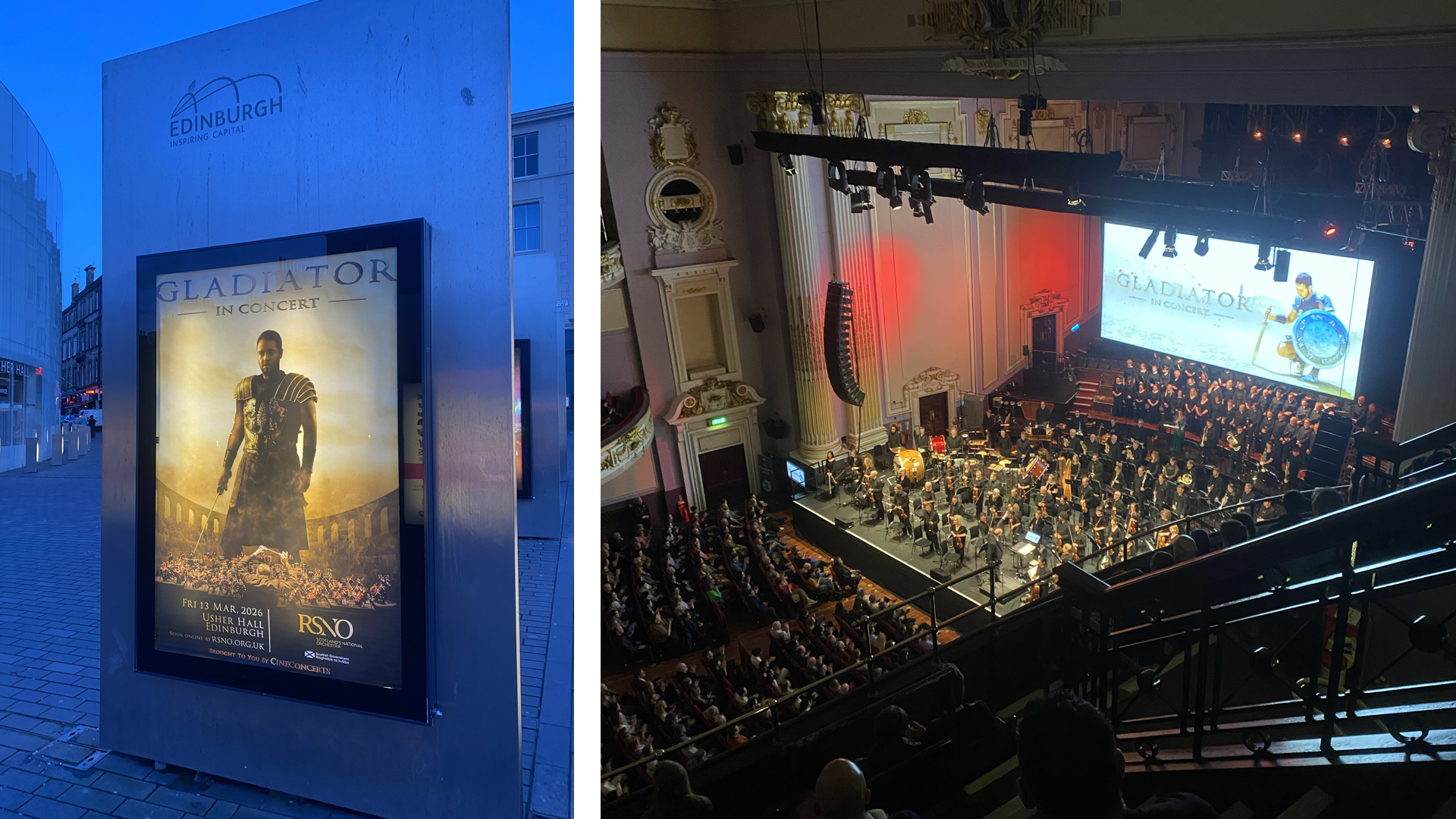 Gladiator in Concert at Usher Hall