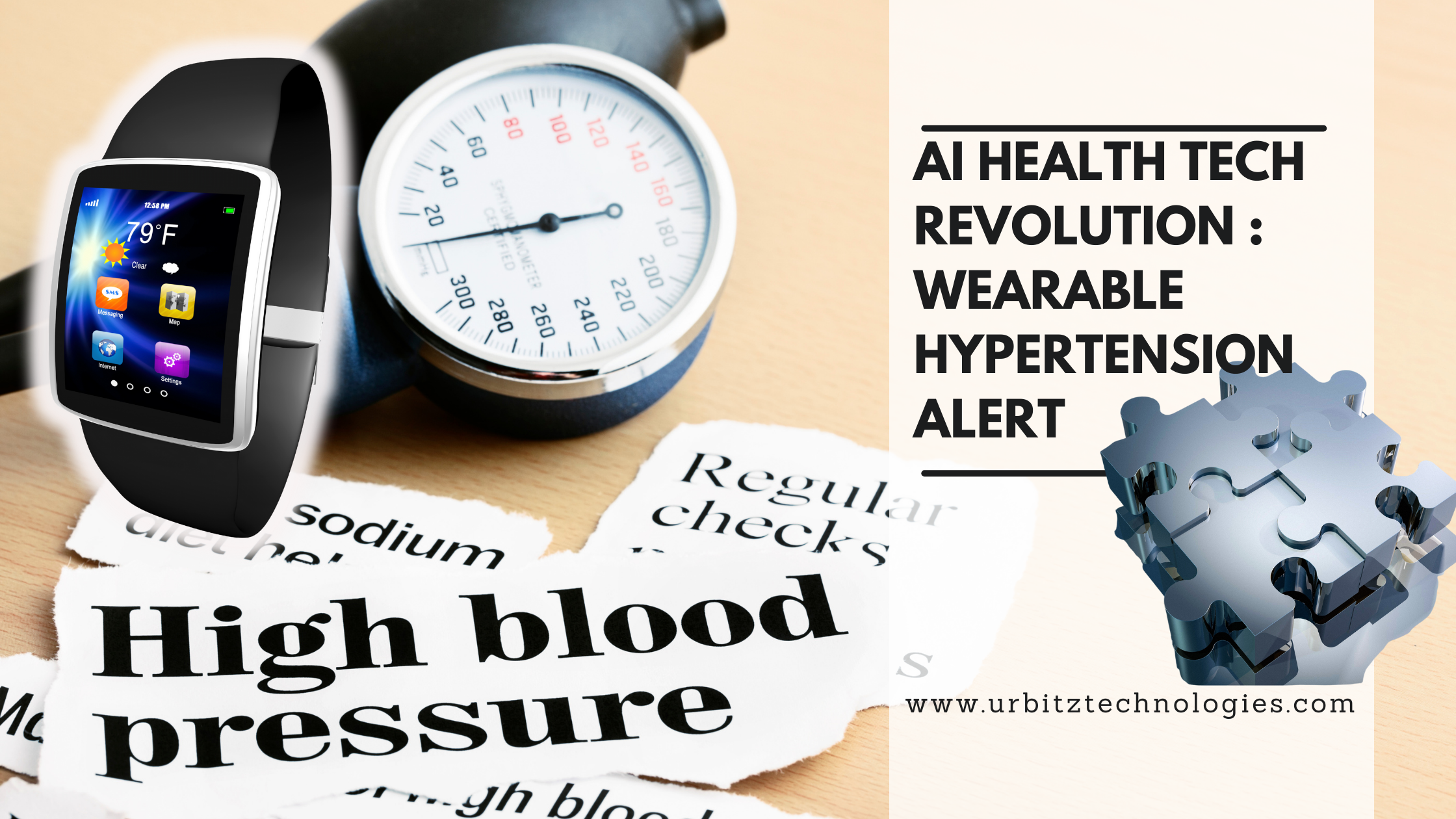AI health tech revolution : Wearable hypertension alert .