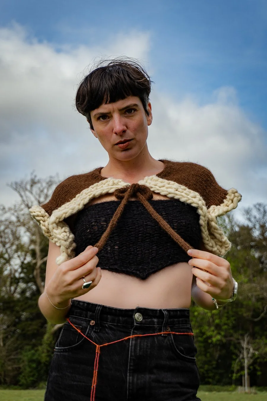 “Dara” Collar Cape