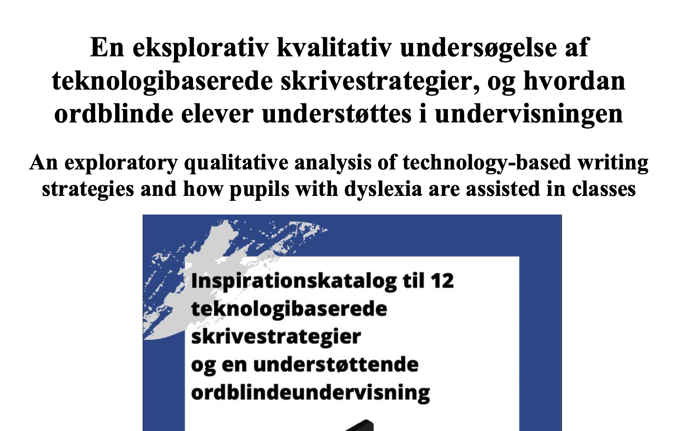 Sådan hjælper du dit barn med at få mest muligt ud af læse- og skriveteknologi