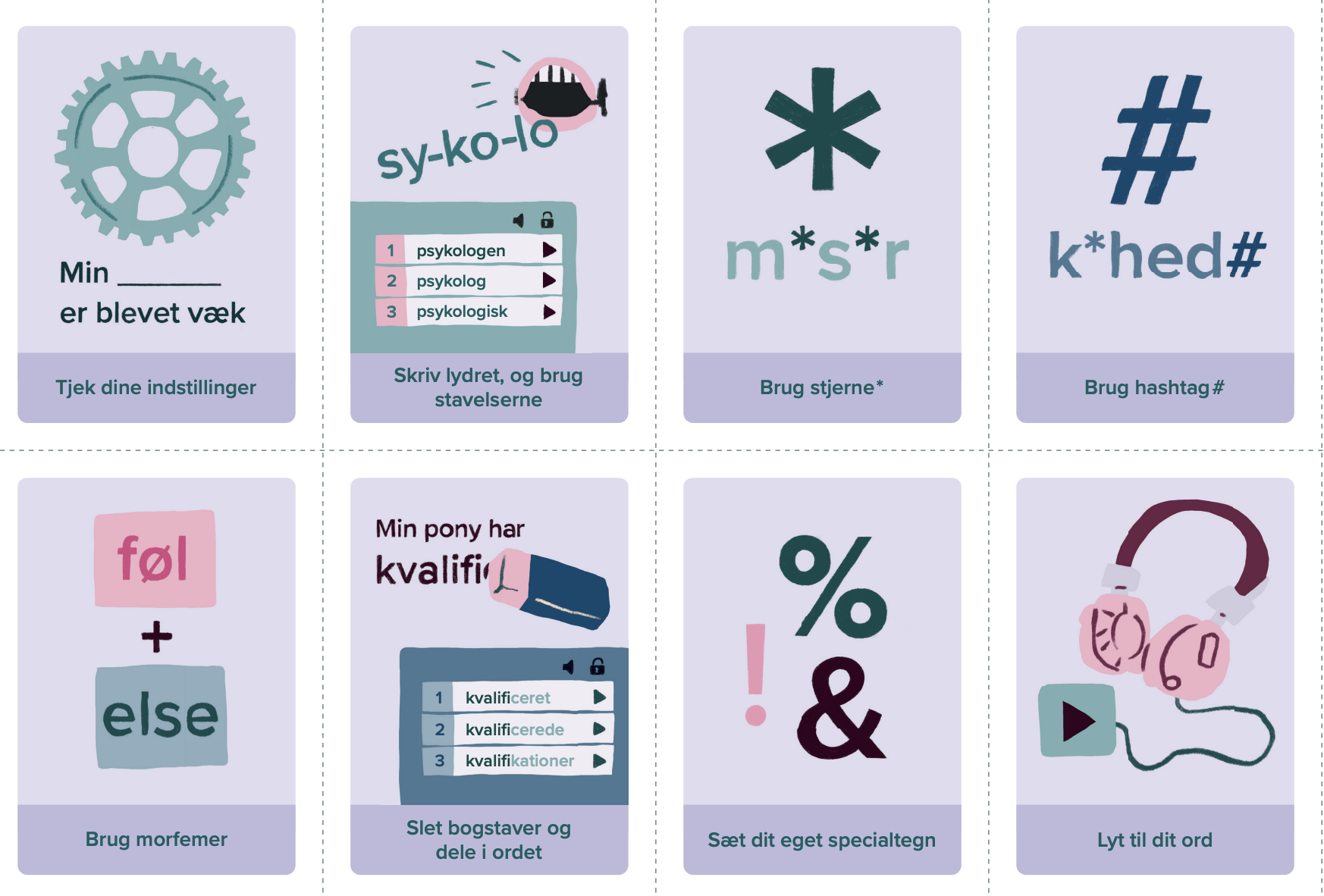 Ordblinde børn har brug for strategier til at anvende læse- og skriveteknologi optimalt