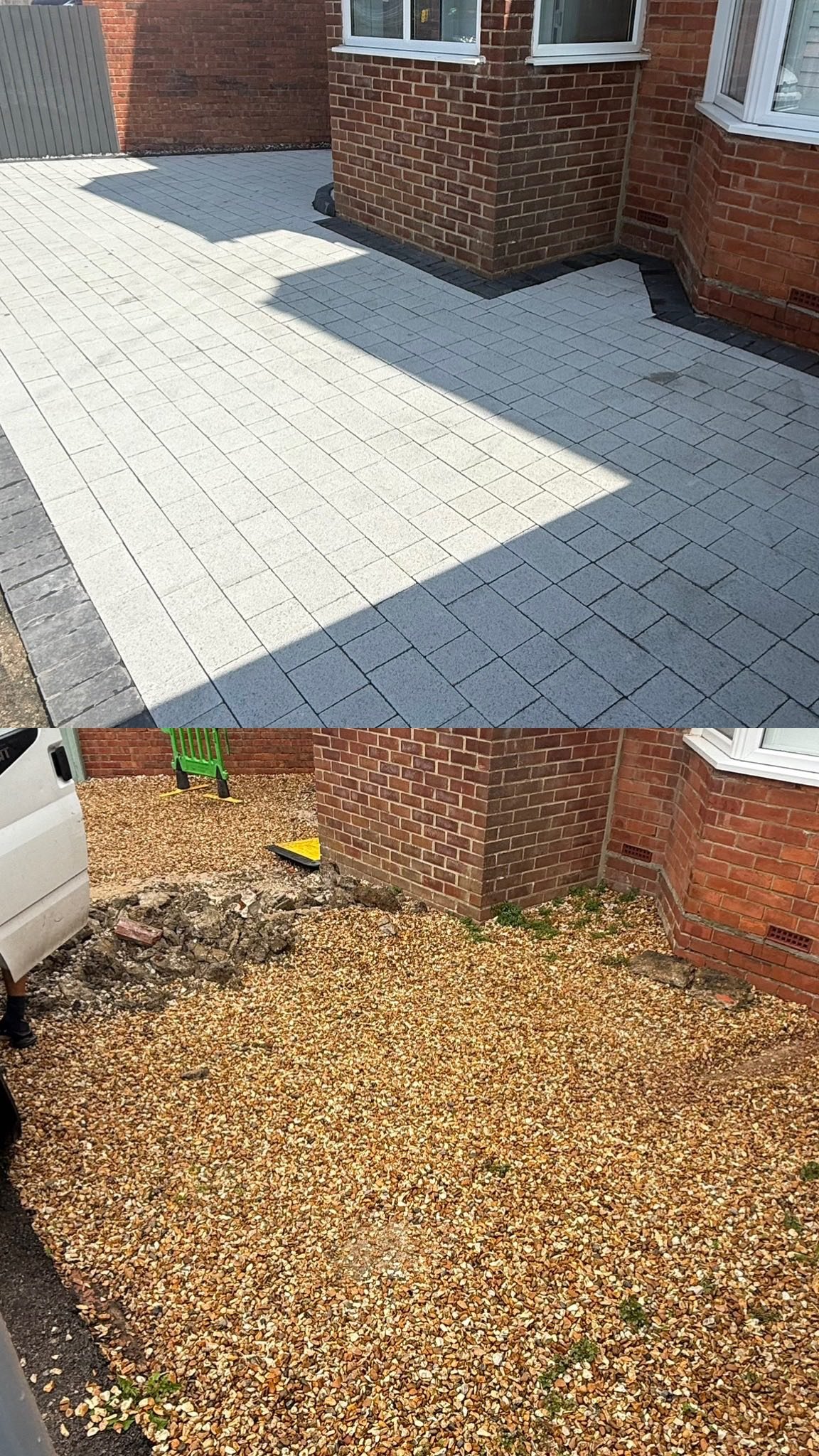 “Its Pretty decent I like it” 🤣🤣 #driveway #blockpaving #transformation #groundworks #labour #homedecor #builder #construction