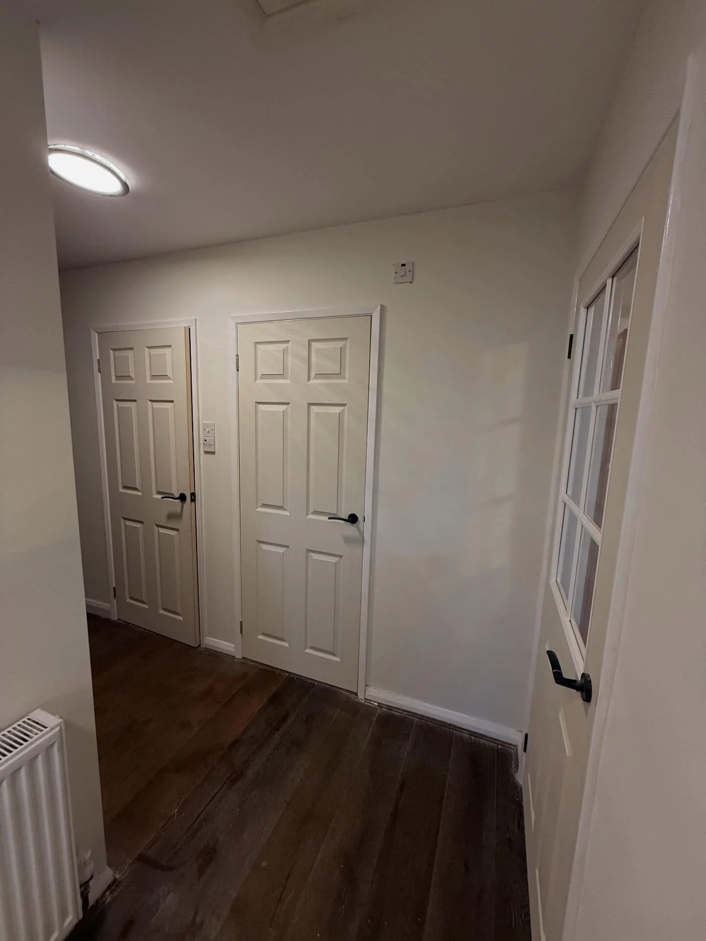 That&rsquo;s a wrap on our first home renovation project of 2026! 

- Internal doors replaced 🚪 
- Cupboard removal opening kitchen 🔨 
- freshly plastered walls &amp; Ceilings 🧽 
- New downlights and sockets fitted 💡 
- Decorated top to bottom th