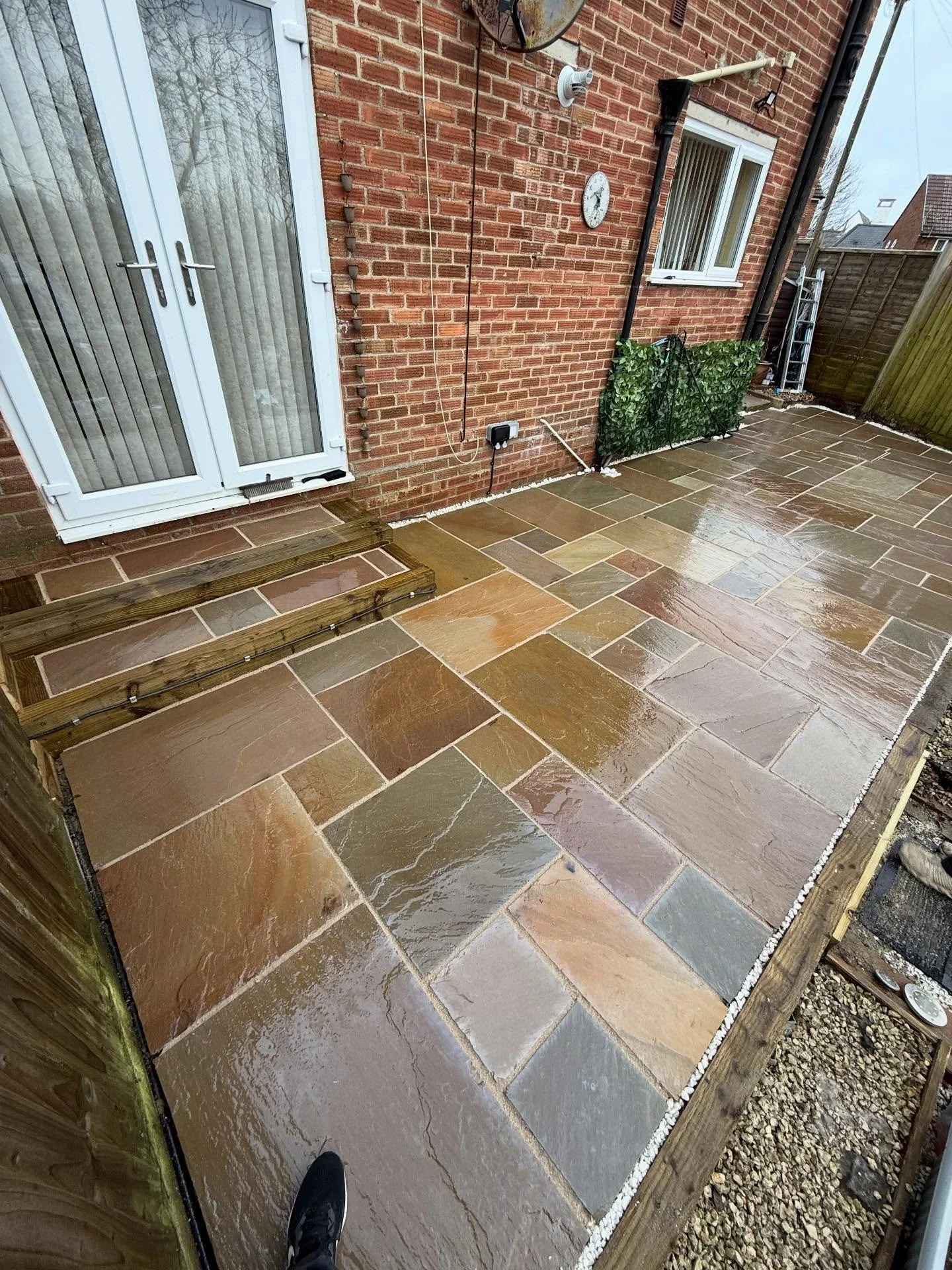 Our first patio build in 2026. A great outdoor space created using BUFF Indian Sandstone paving. 

Low maintenance and have your neighbours wanting there&rsquo;s like yours! Get in touch for a FREE quote!

View more of our portfolio- www.brownshomean