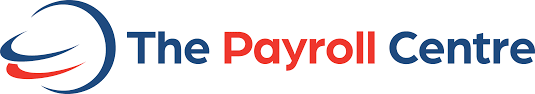 Logo of The Payroll Centre with a stylized swoosh design