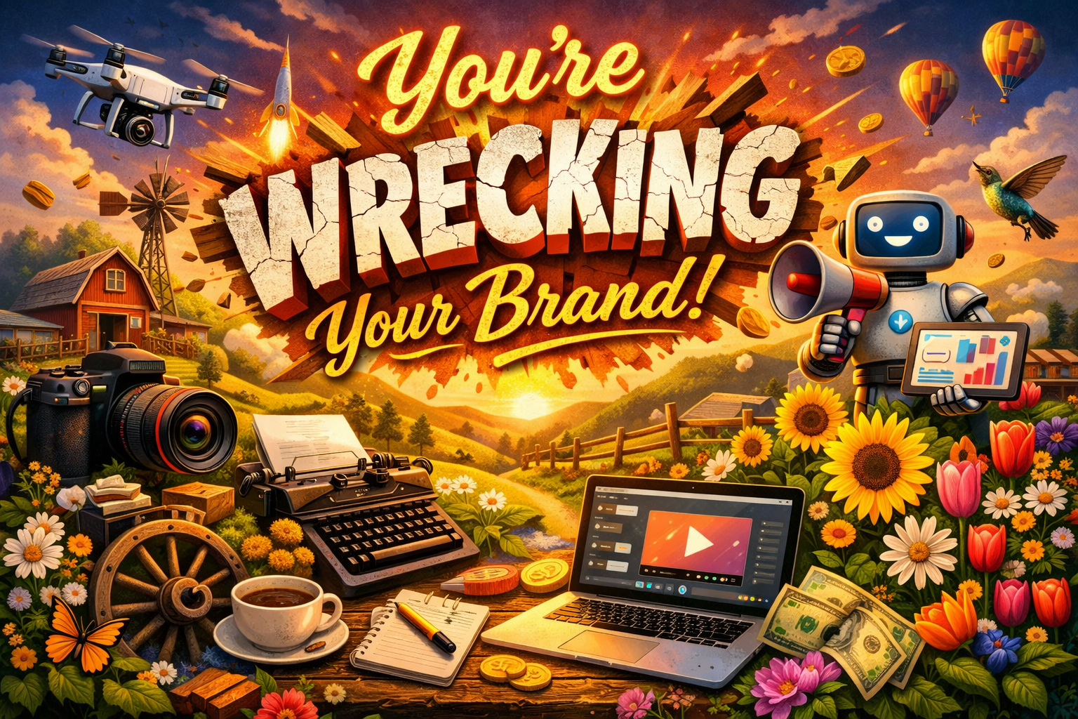 Creating content with AI is wrecking your brand...  