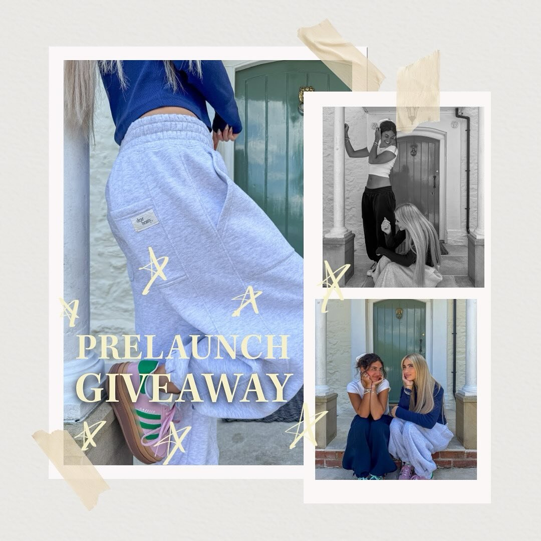 One week till launch!! We wanted to gift one of our lovely followers a chance to win a pair of beany joggers!!! 

All you have to do is:
🤍Like this post 
🤍Follow dear beany 
🤍Tag 3 friends

The winner will be announced on launch day- GOOD LUCK! xx