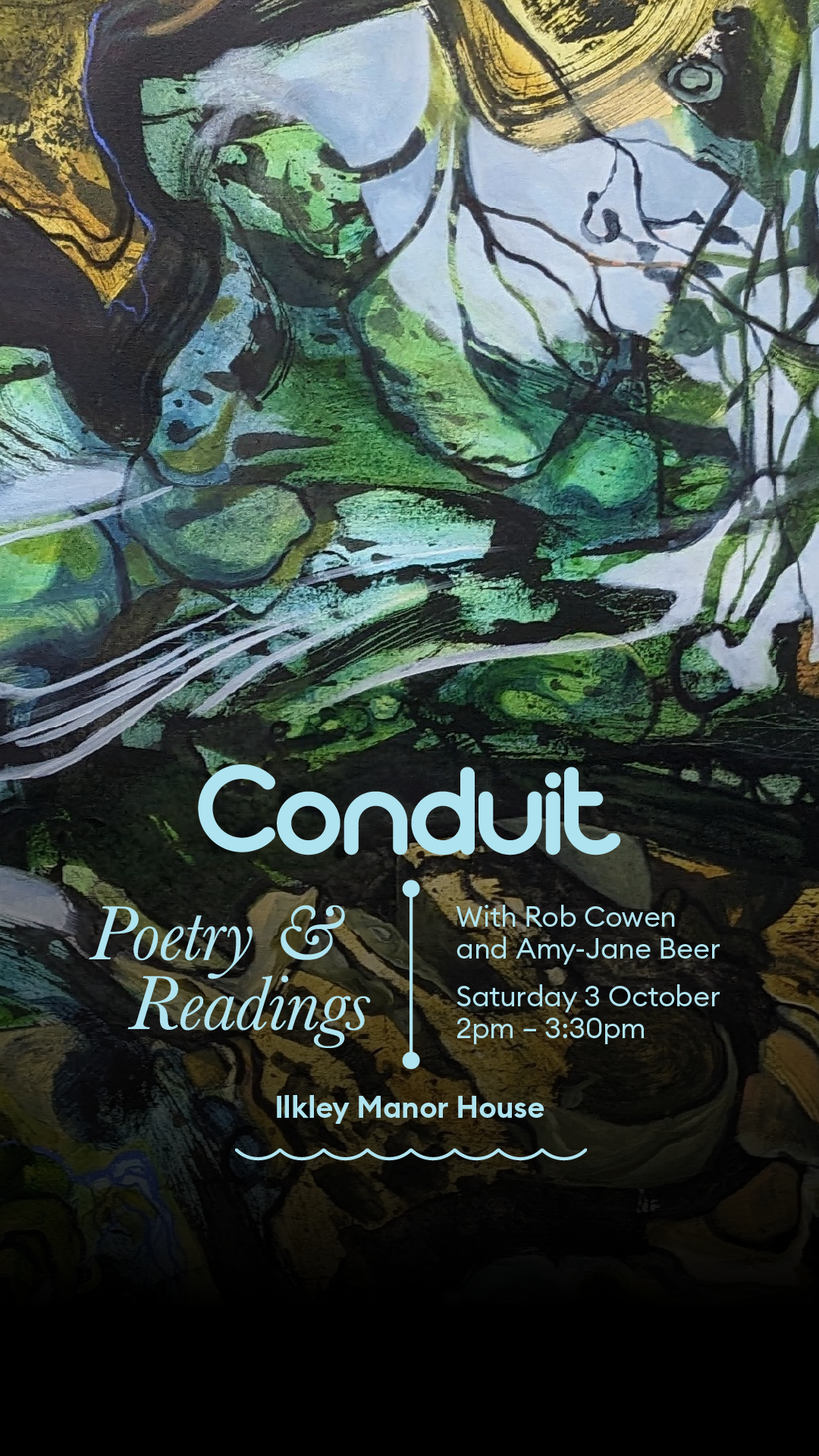 Conduit: Wharfespeed: River Poetry and Readings - Ilkley