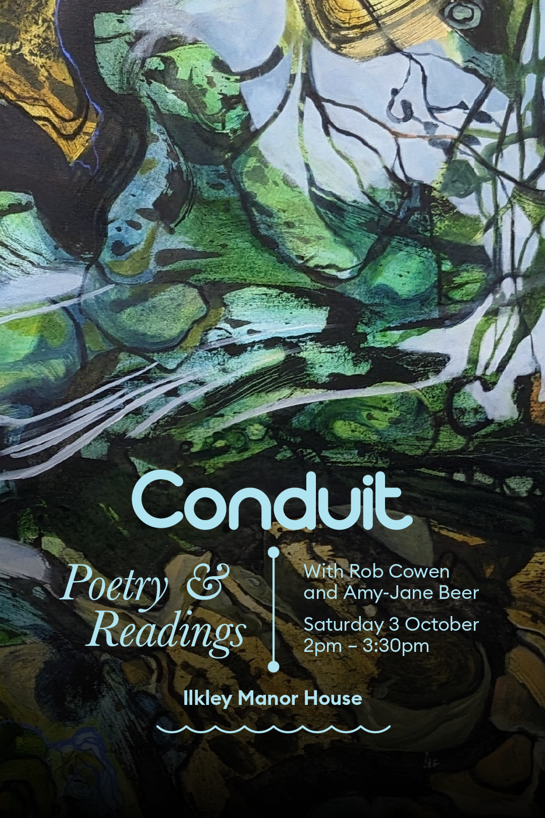 Conduit: Wharfespeed, author event with Amy Jane Beer and Rob Cowen - Ilkley