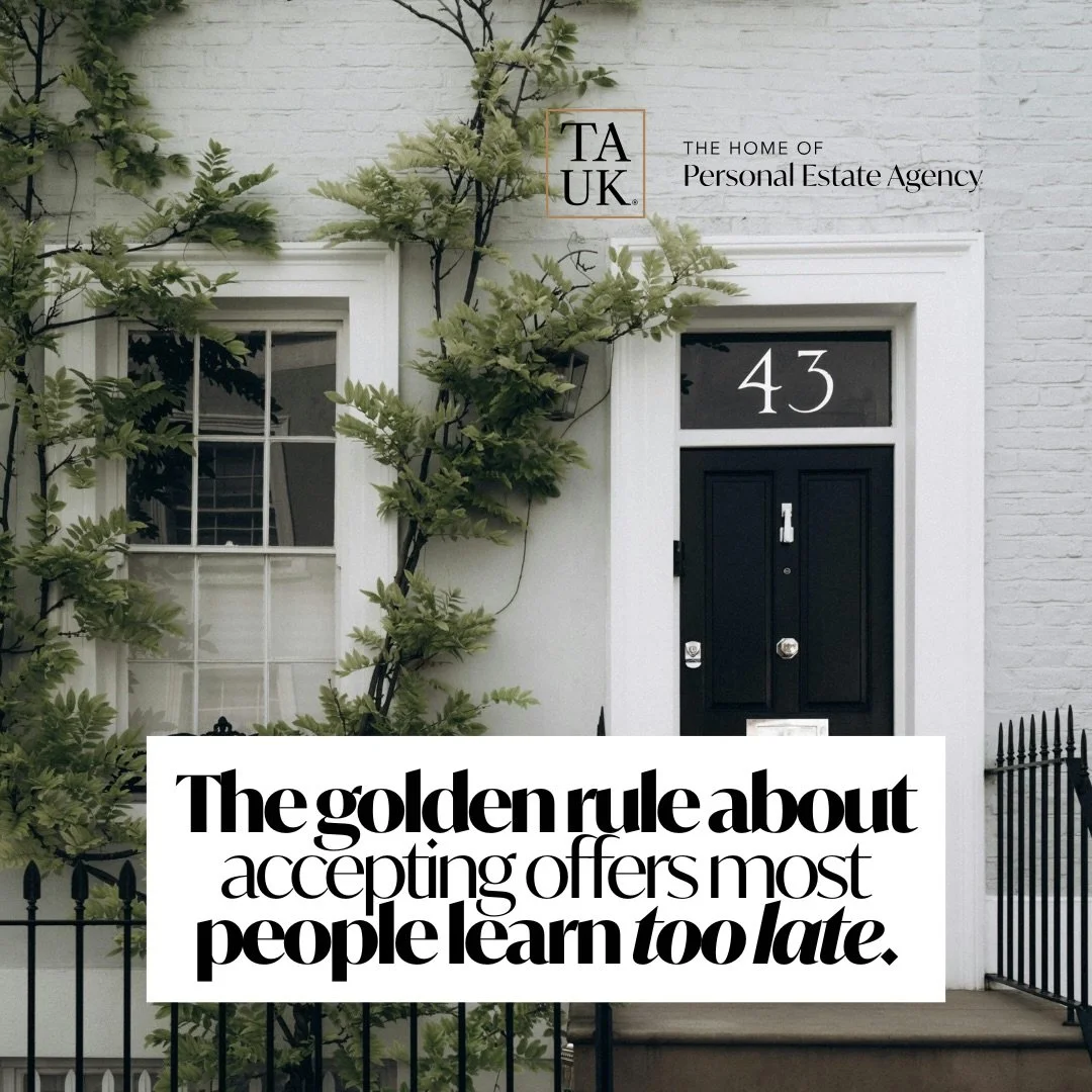The golden rule about accepting offers most people learn too late.

The highest offer isn&rsquo;t always the safest one. And most sellers only realise that after a deal falls apart.

An offer needs to be looked at in the round. Buyer position, timing