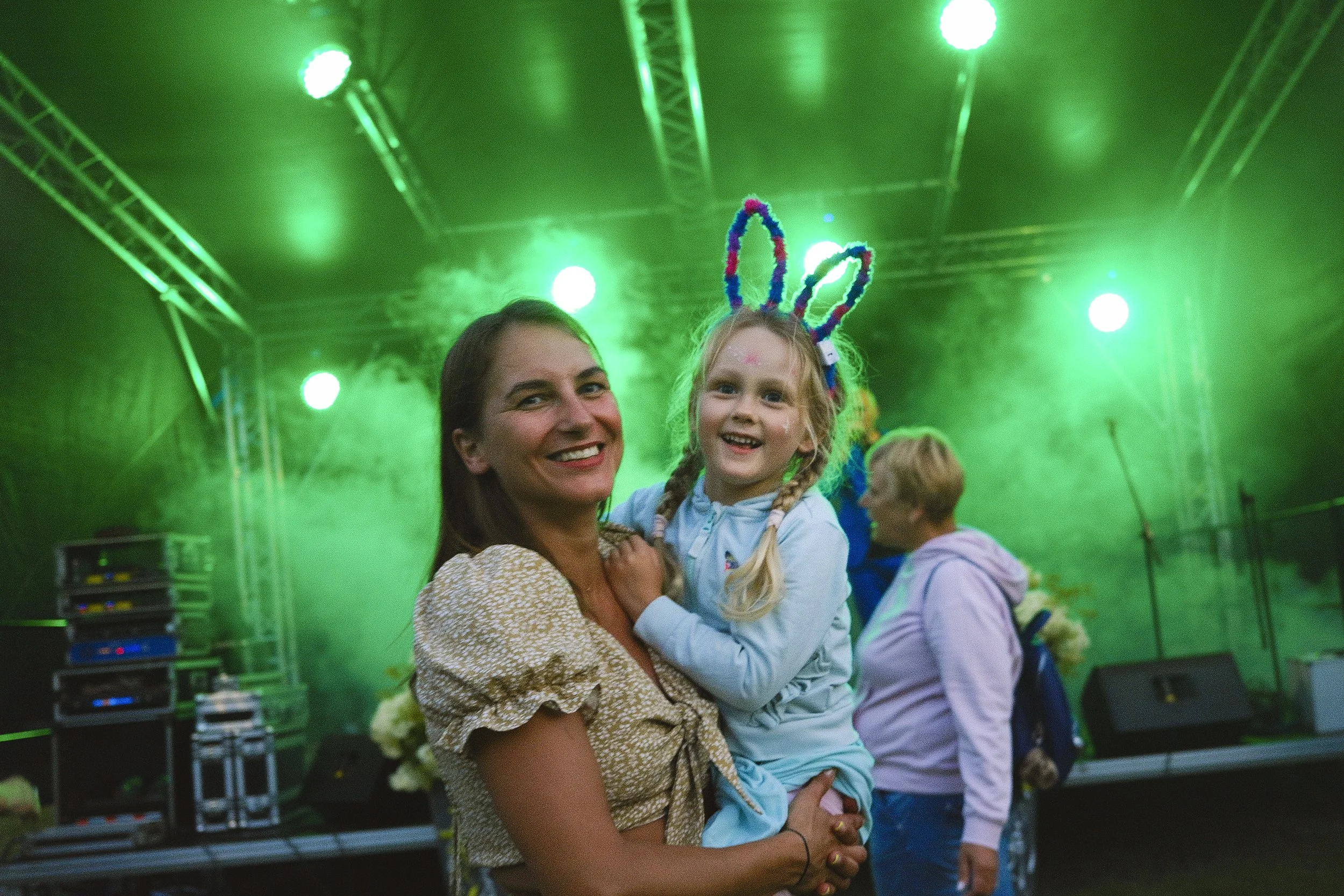 LInksmybės koncerte Mosėdyje