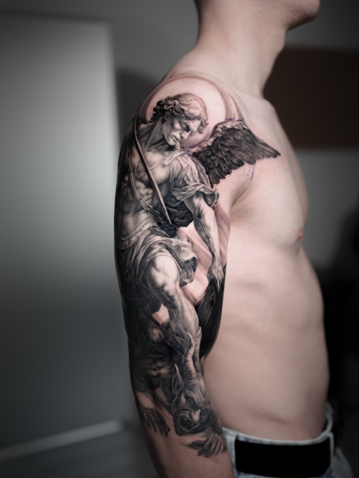 San Michele
Guarito nella parte bassa e fresco dove rosso (of course)