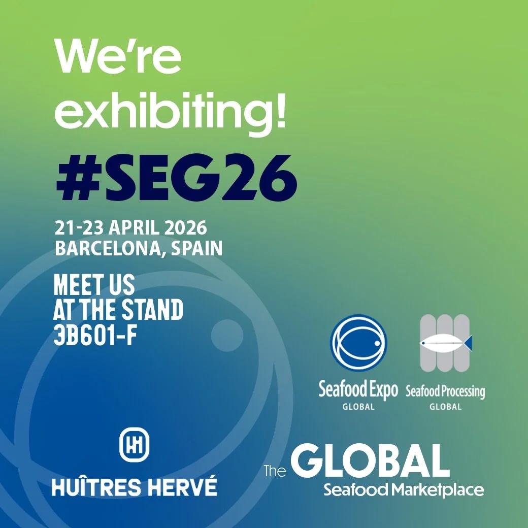Cap sur Barcelone !

Retrouvez-nous :
👀 Seafood Expo Global 2026
📍 Stand&nbsp;3B601-F
📅 21 au 23 avril

Au programme : d&eacute;gustations, d&eacute;couvertes iod&eacute;es et &eacute;changes autour de notre savoir-faire familiale 🦪

Vous y serez