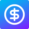 Dollar sign icon representing lower application development costs.