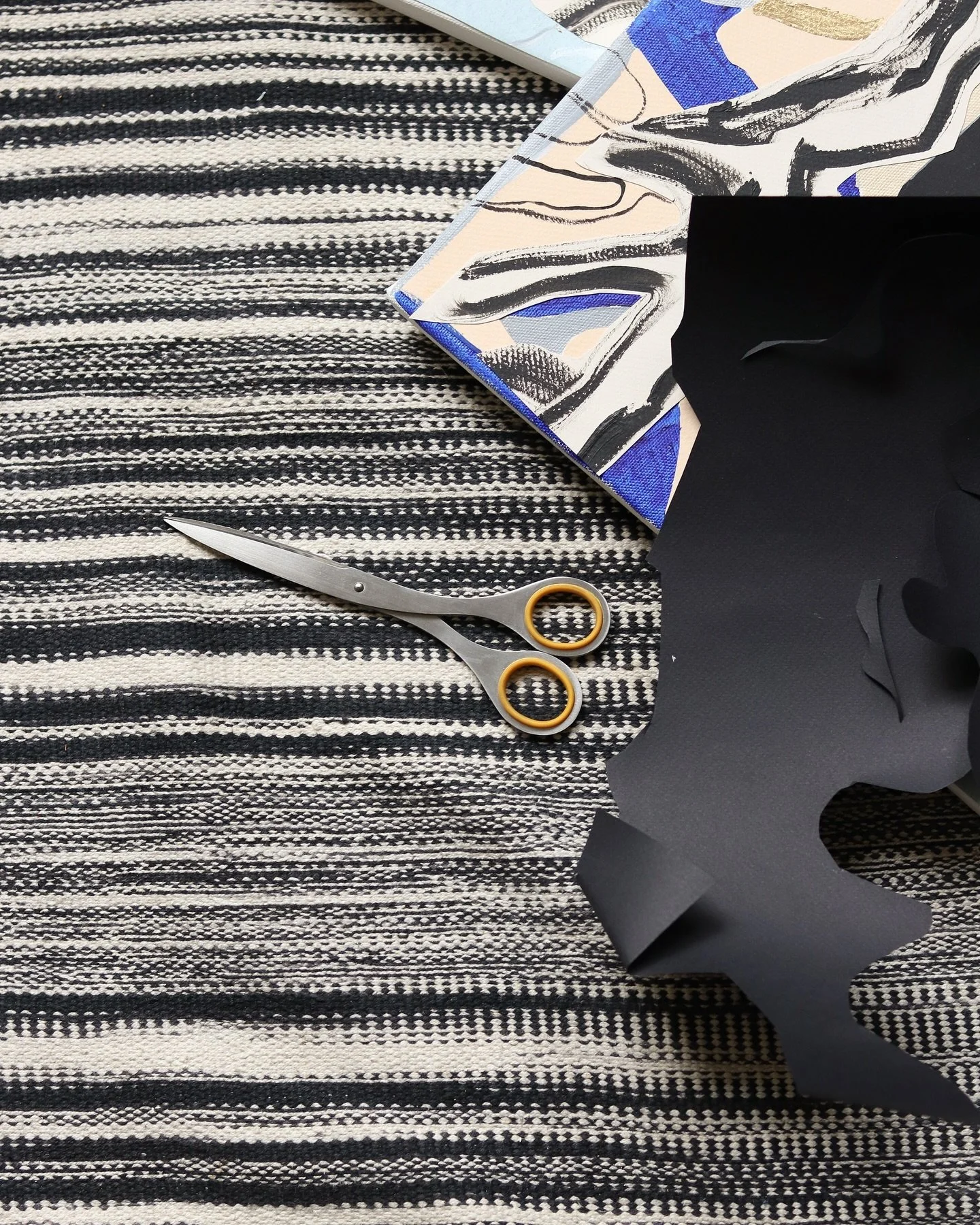 My tools&hellip;&hellip;.to create&hellip; painting with ✂️ one of my favourite Japanese scissors Allex @japanhouseldn.

These award-winning, stainless steel office scissors by Japanese company Allex, have been in production since 1974.