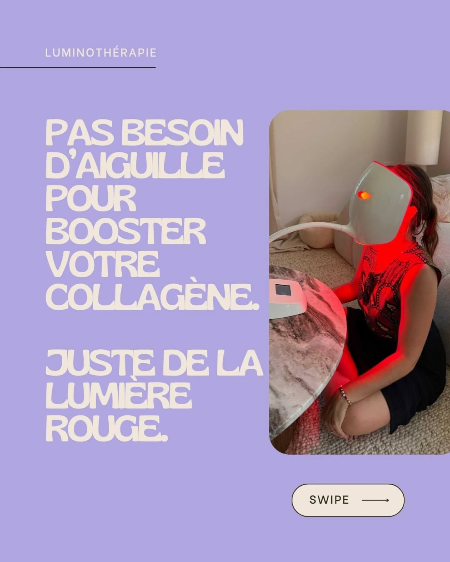 Nouveau soin, nouvelle lumi&egrave;re. ✨

Chez Yoon Studio, on ne fait pas que transpirer.
On stimule. On r&eacute;g&eacute;n&egrave;re. On r&eacute;veille la peau.

🔴 La luminoth&eacute;rapie rouge d&eacute;barque dans le studio&hellip;
Avec les ma