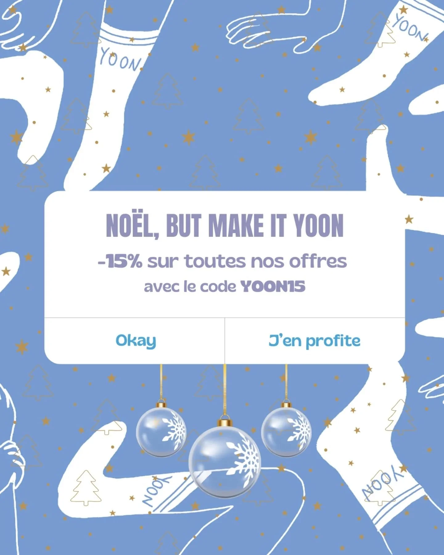 🎁🎅 It&rsquo;s tiiiiiiiime ❤️&zwj;🔥 Notre offre de No&euml;l d&eacute;barque ! 

Une &eacute;norme paire de chaussettes ? Un kit DIY dont personne ne veut faire le DIY ? Un livre de recettes qui ne sera jamais ouvert? No, no, no. 

Un moment qui fa