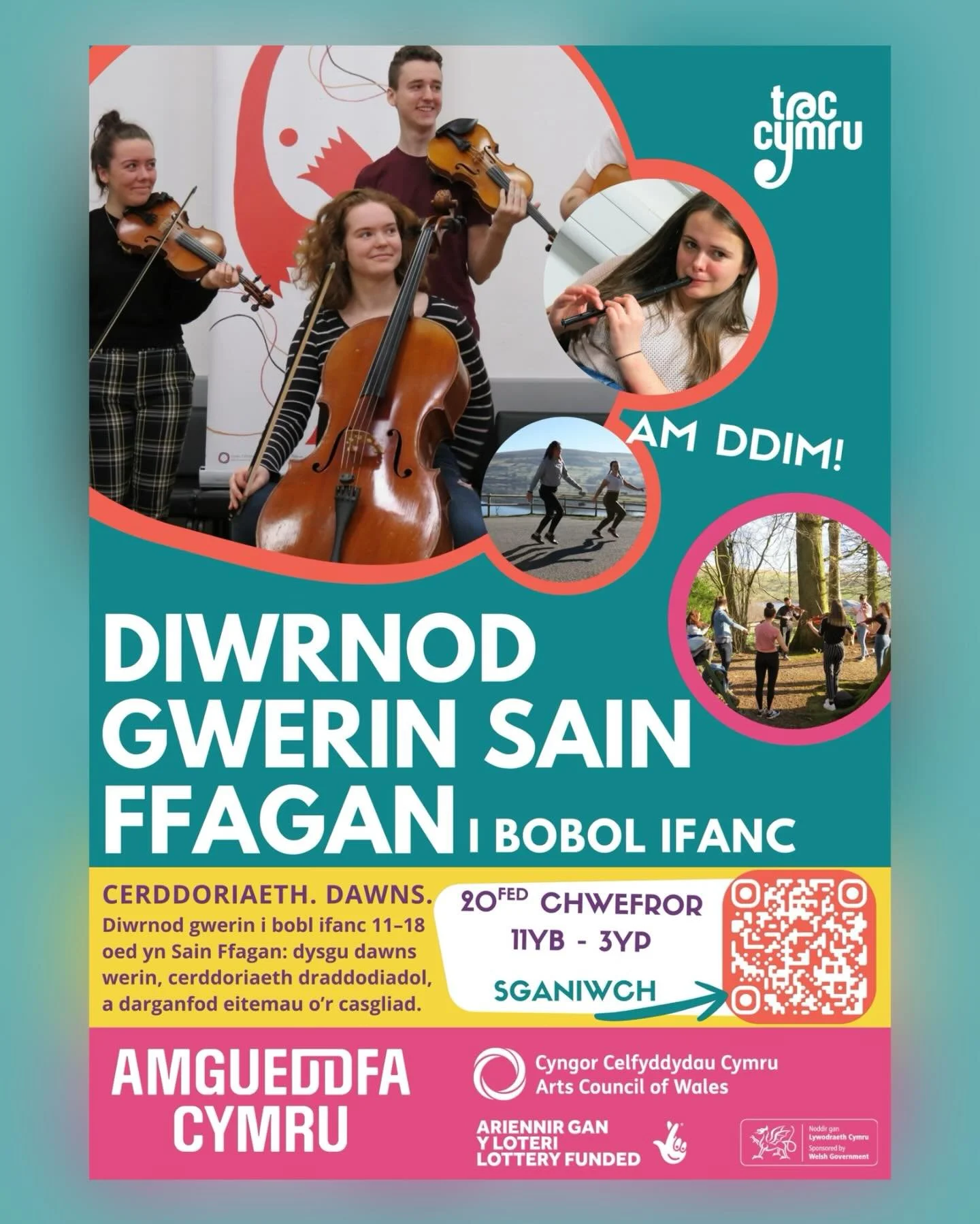 🎻💃 Diwrnod Gwerin yn Sain Ffagan | 20 Chwefror

Ymunwch &acirc; ni am ddiwrnod gwerin llawn cerddoriaeth, dawns a darganfod yn Sain Ffagan. Bydd Mared Lloyd yn arwain y dosbarth dawns werin, gyda dosbarth cerddoriaeth draddodiadol dan arweiniad Ane