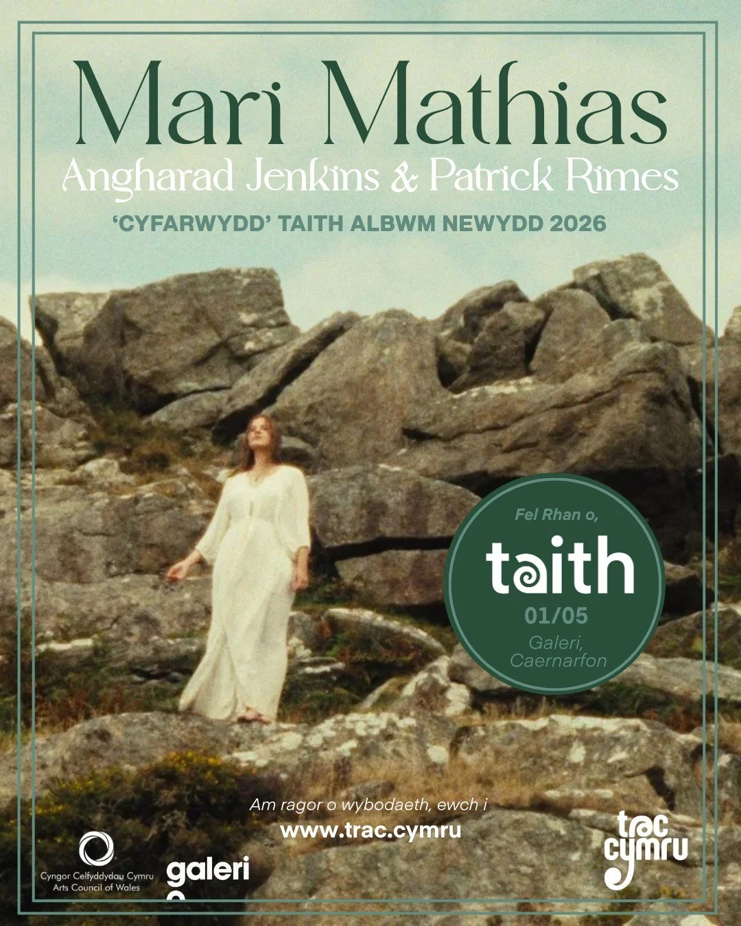 ✨ Y trydydd stop ar y &lsquo;TAITH&rsquo;! The third stop on the &lsquo;TAITH&rsquo;! ✨

Mae @marimathiasmusic_ a&rsquo;i band yn dod &acirc;&rsquo;i halbwm newydd pwerus &lsquo;Cyfarwydd&rsquo; i&rsquo;r llwyfan yng Nghaernarfon | Mari Mathias and b
