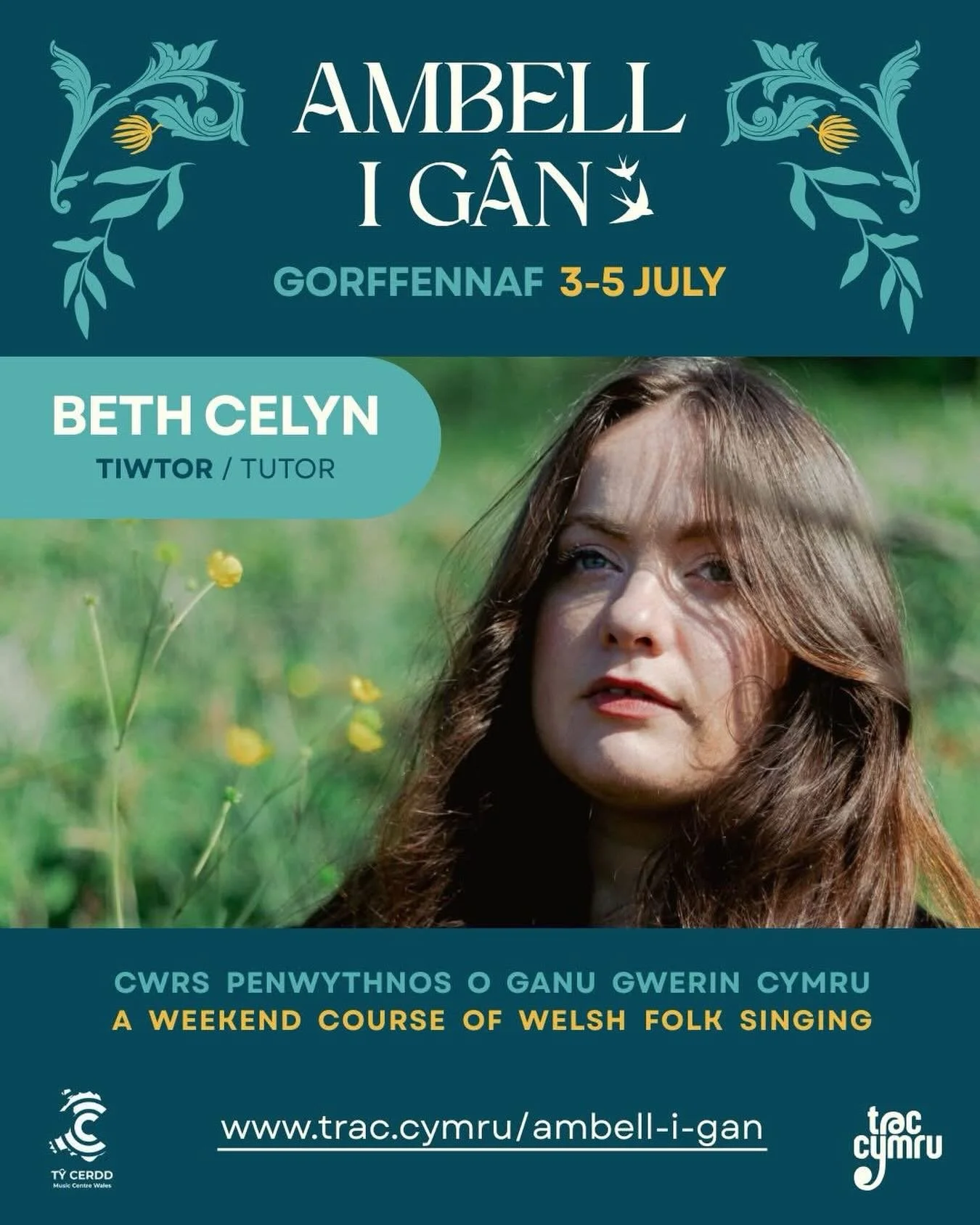 TIWTOR 2026 TUTOR ⭐ @bethanycelyn 

Dyma Beth - Cantores-gyfansoddwraig, bardd a chreadigwraig arobryn, yn dychwelyd i AIG26! 

Mae gan ei llais ystod o 3 wythfed, a ddisgrifir fel &ldquo;swynol ymhell y tu hwnt i ddealltwriaeth iaith&rdquo; ac &ldqu