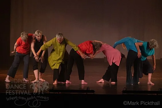 Grace & Growl dancers during performance on stage at Electric Palace, Bridport 