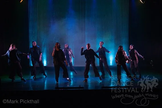 Bridport Youth Dance on stage at Electric Palace, Bridport