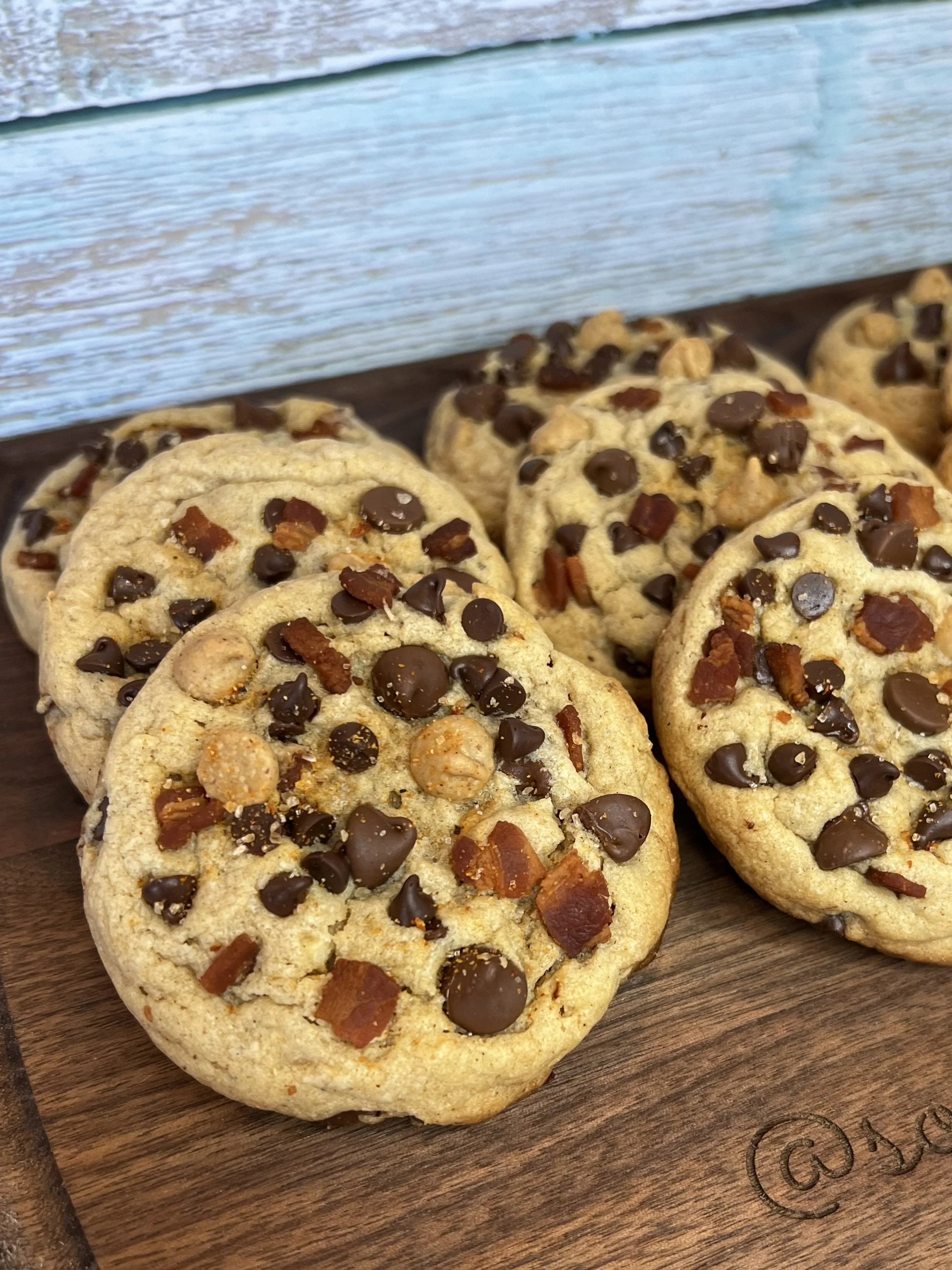 Peanut Butter, Banana, and Bacon Cookies