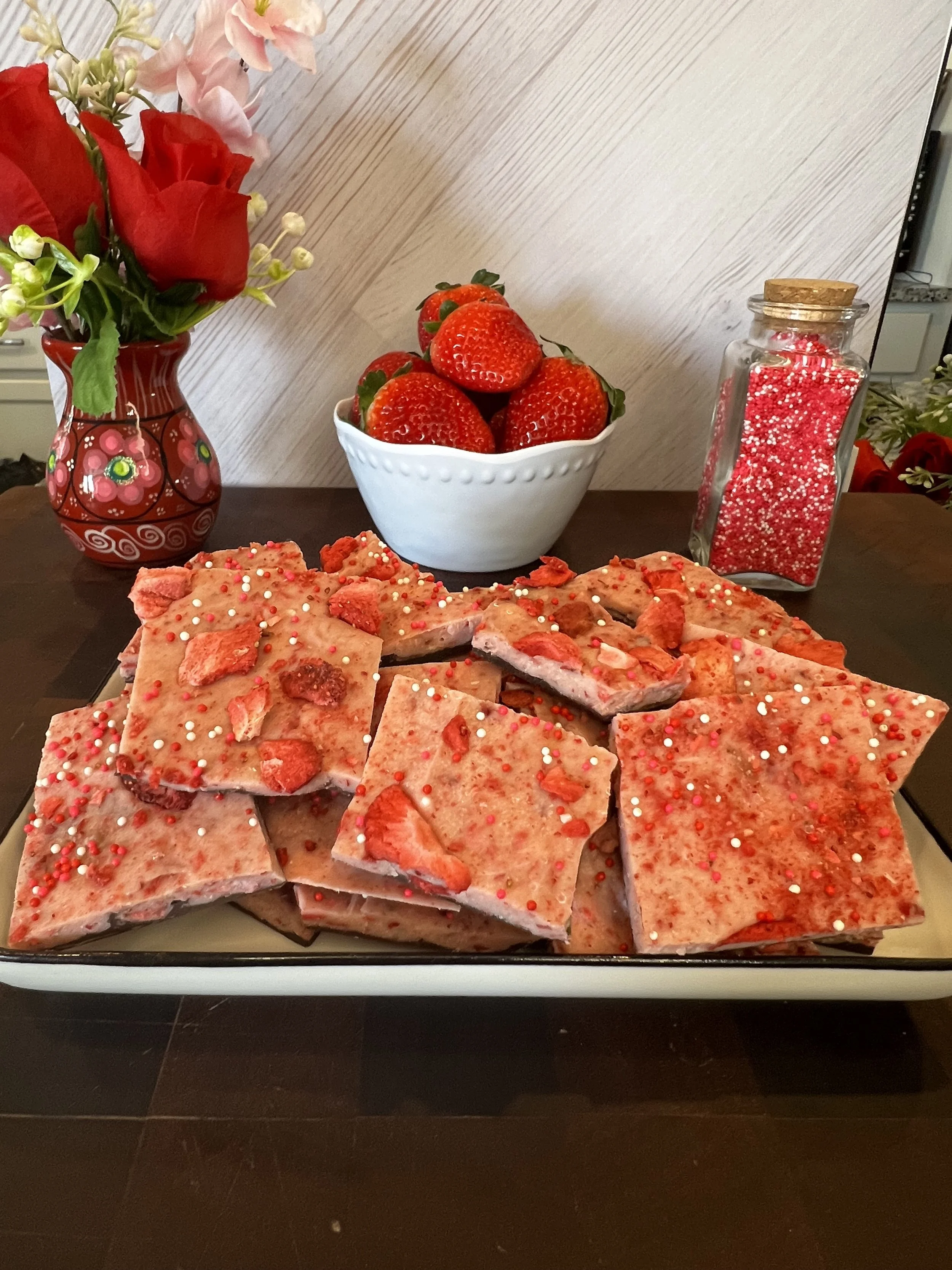Chocolate Covered            Strawberry Bark