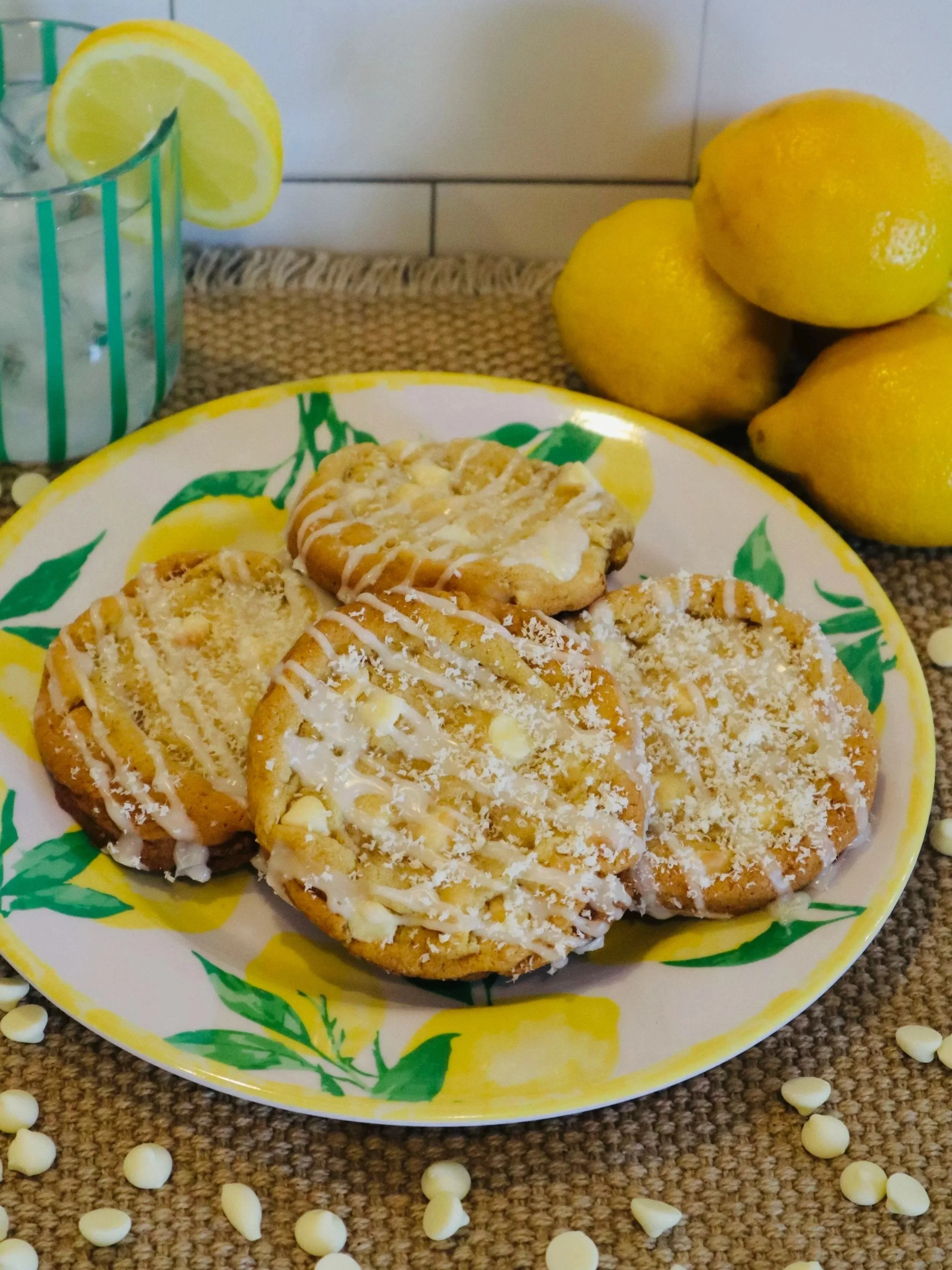 Lemon White Chocolate Chip Cookies