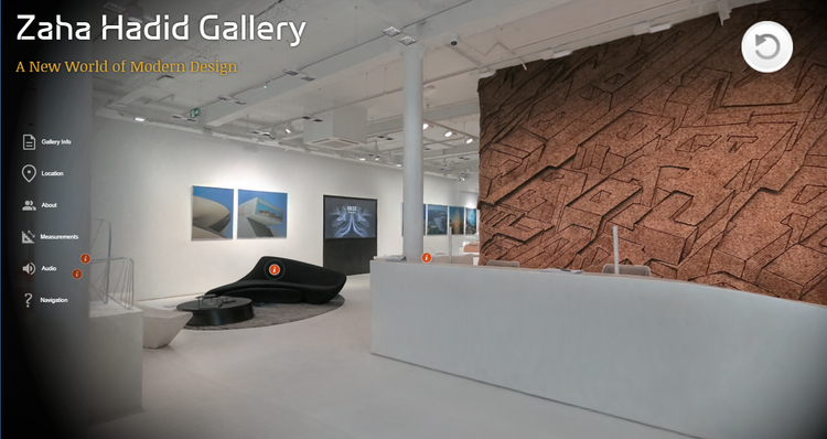 Virtual Tour of and Art Gallery