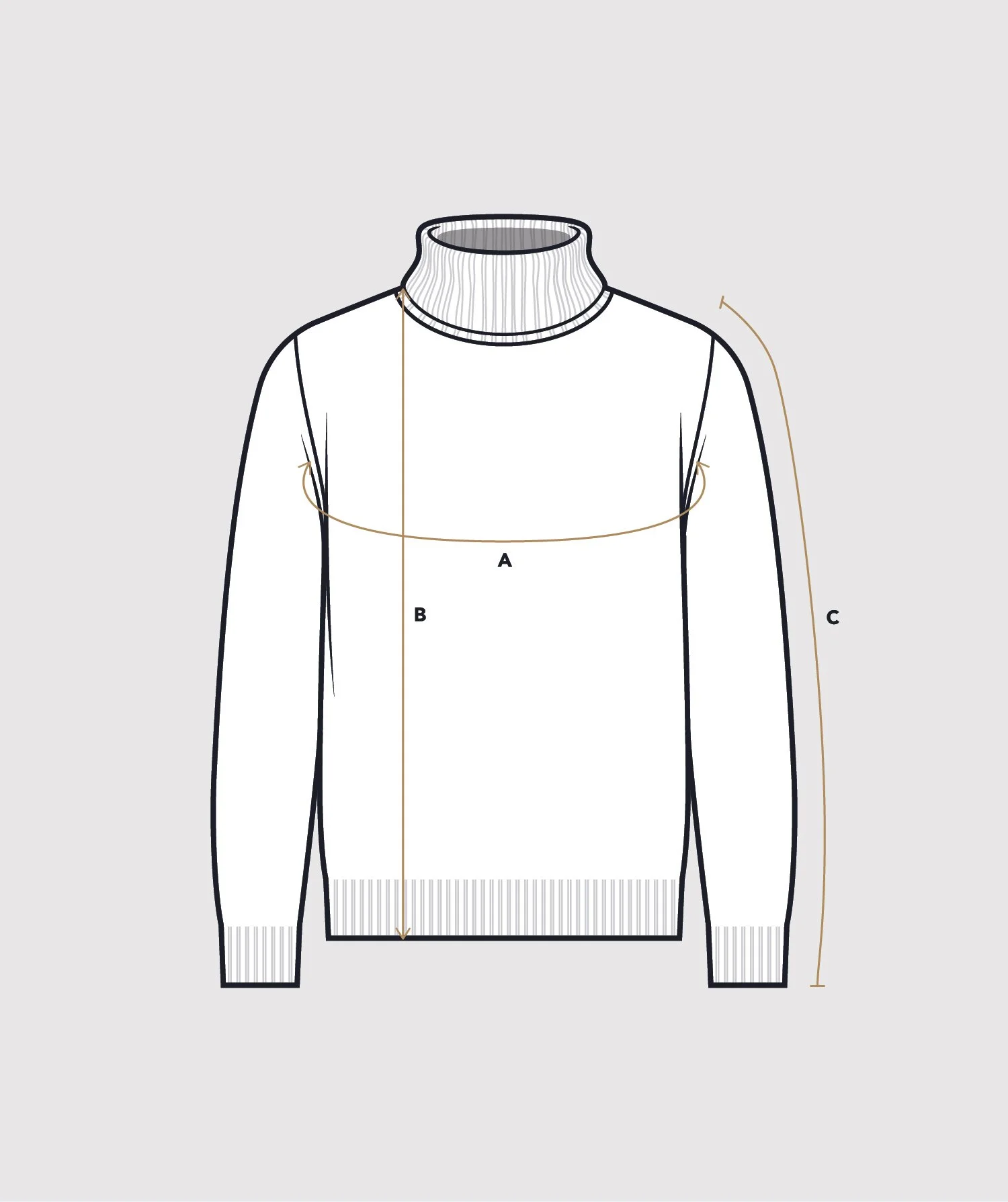 KNITTED TURTLENECK