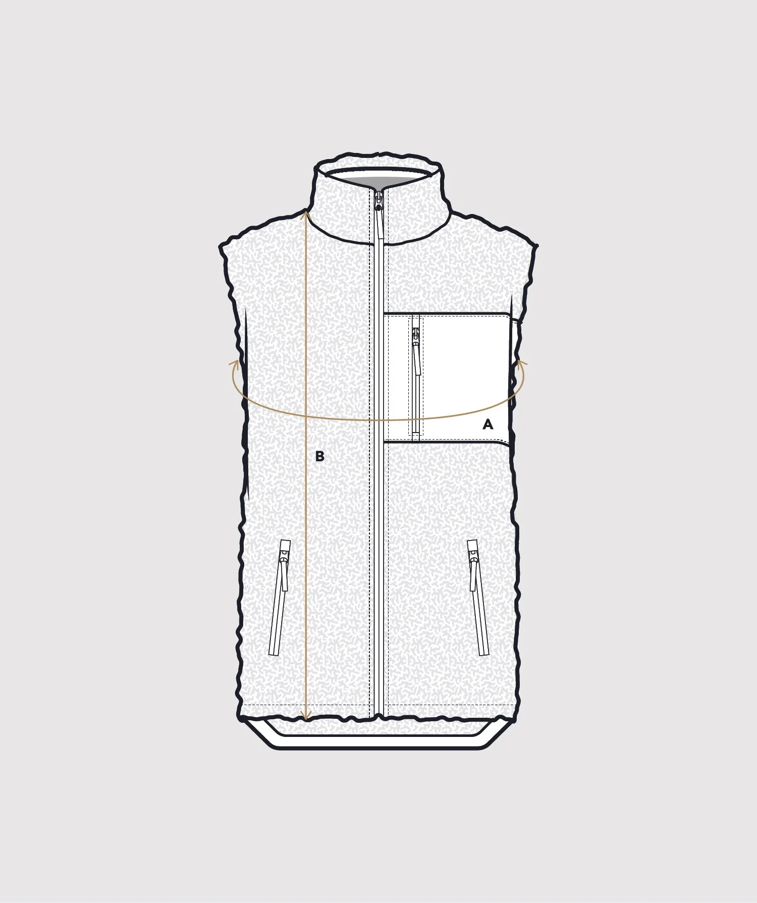 HEAVY PILE VEST