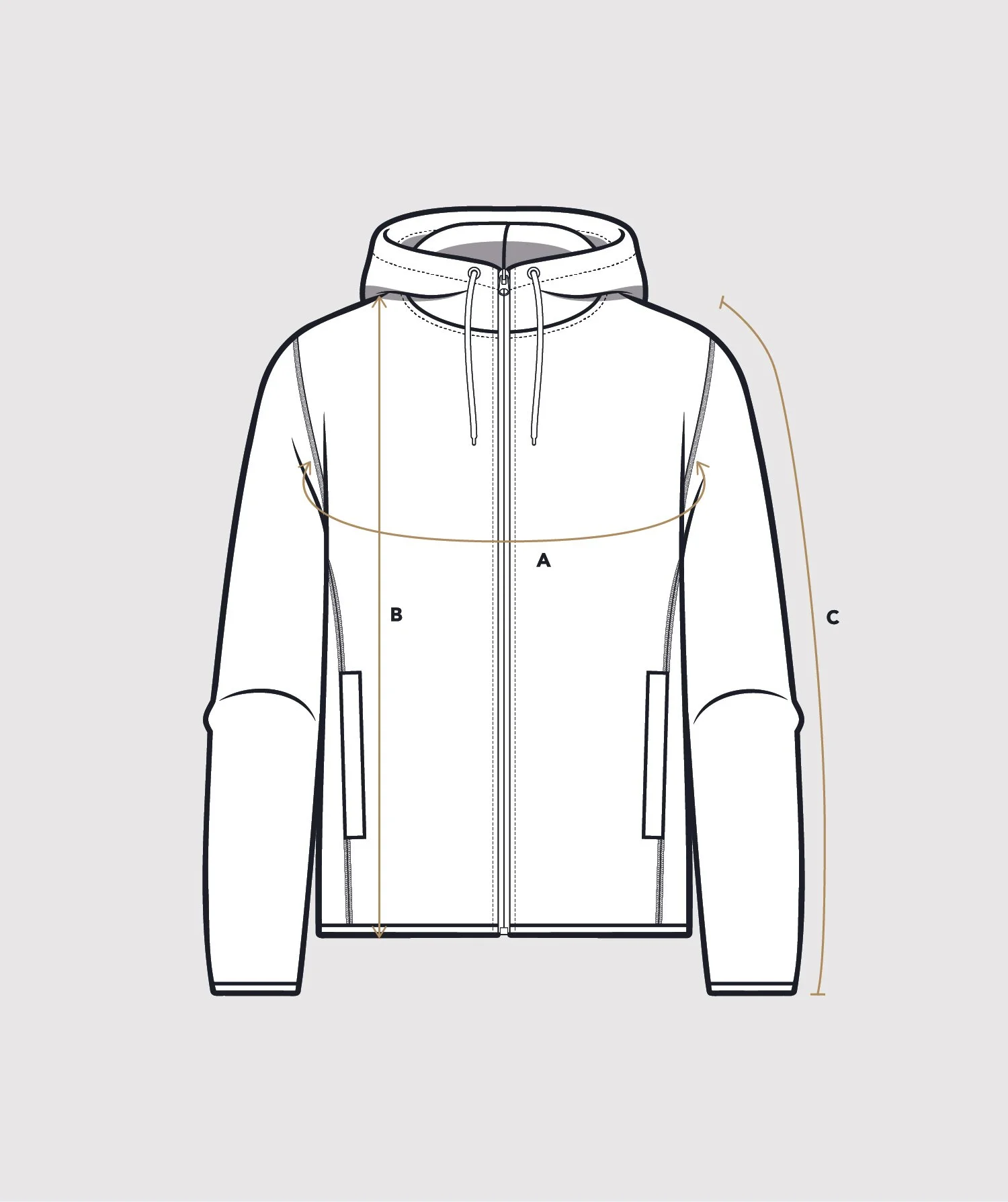 KNITTED FLEECE HOOD