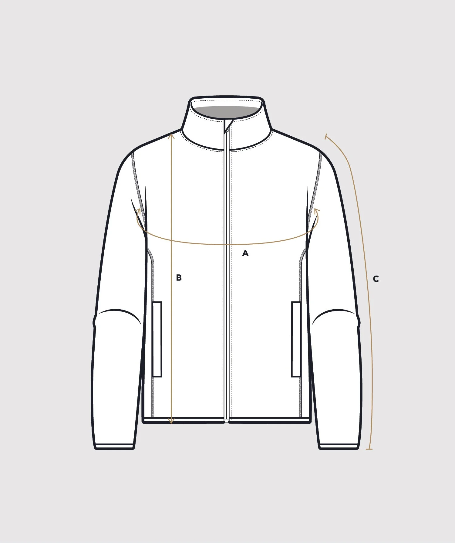 KNITTED FLEECE JACKET