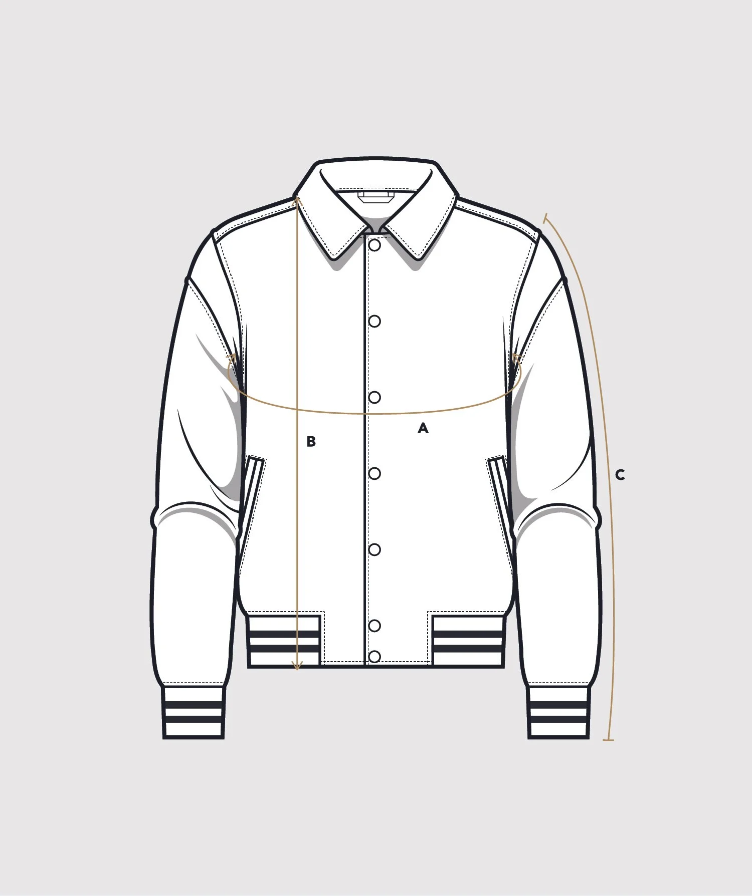 VARSITY WOOL JACKET COLLAR